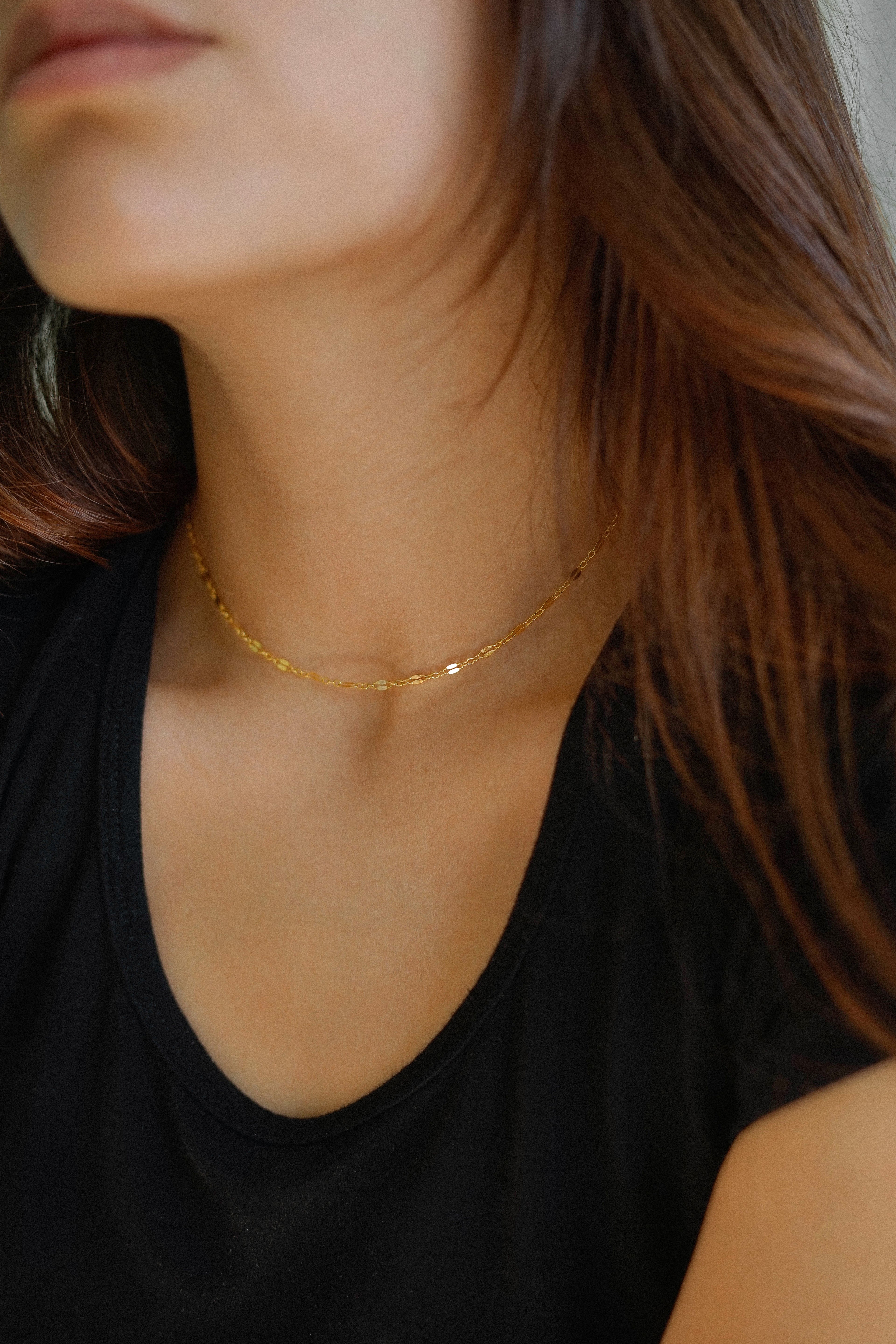 Lace Sequin Necklace