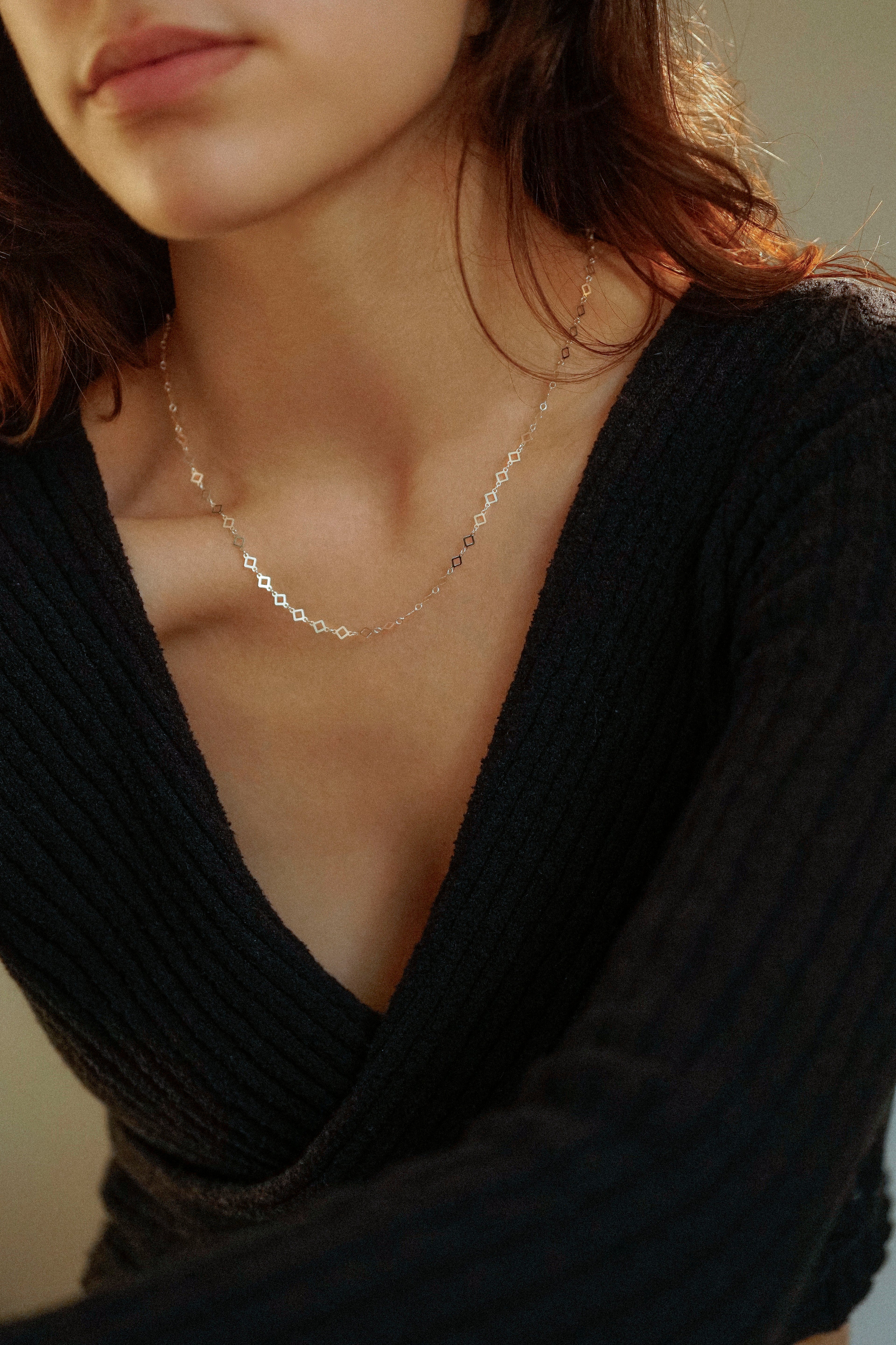 Square Frame Necklace