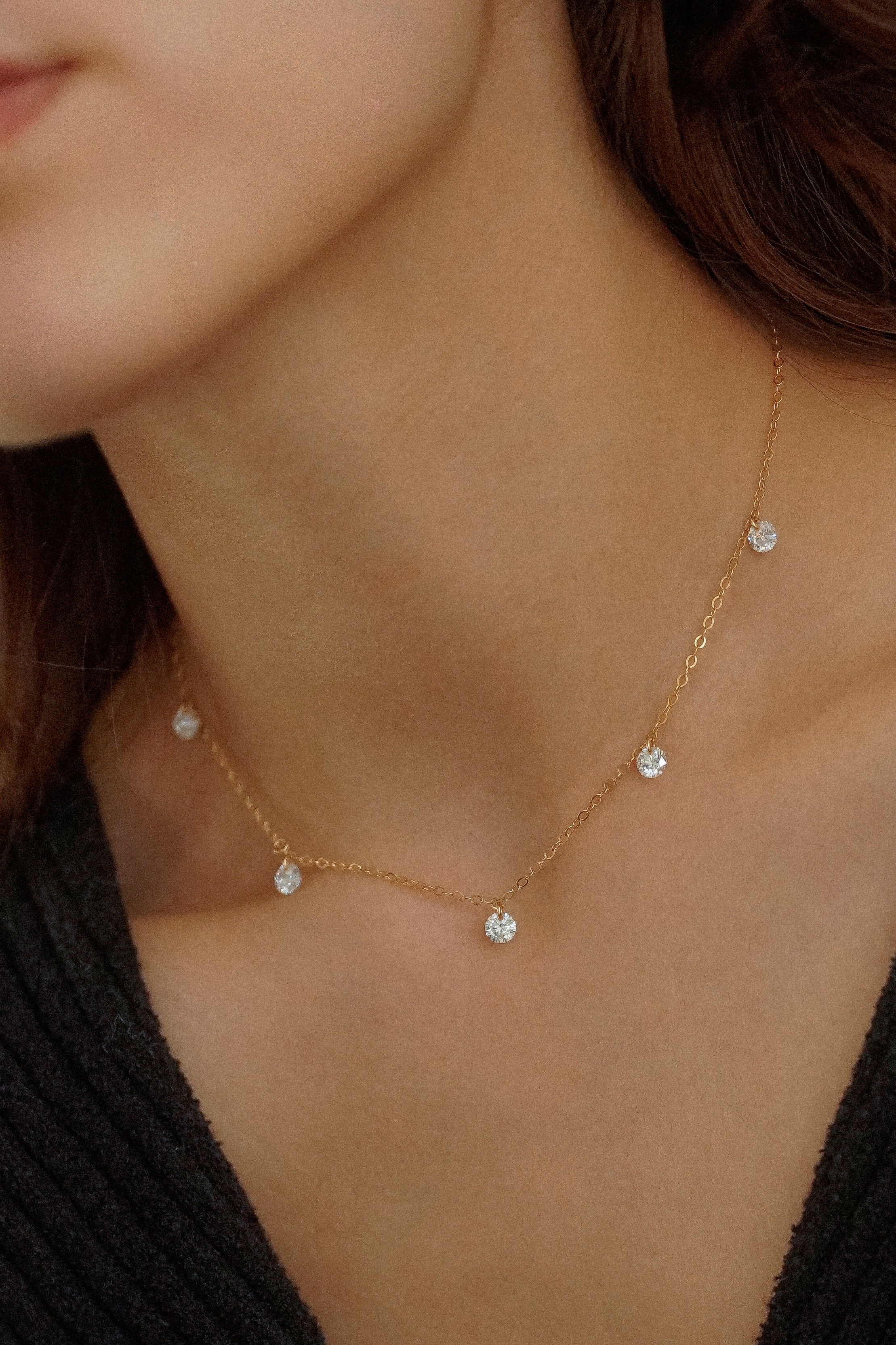 Crystal Drop Necklace