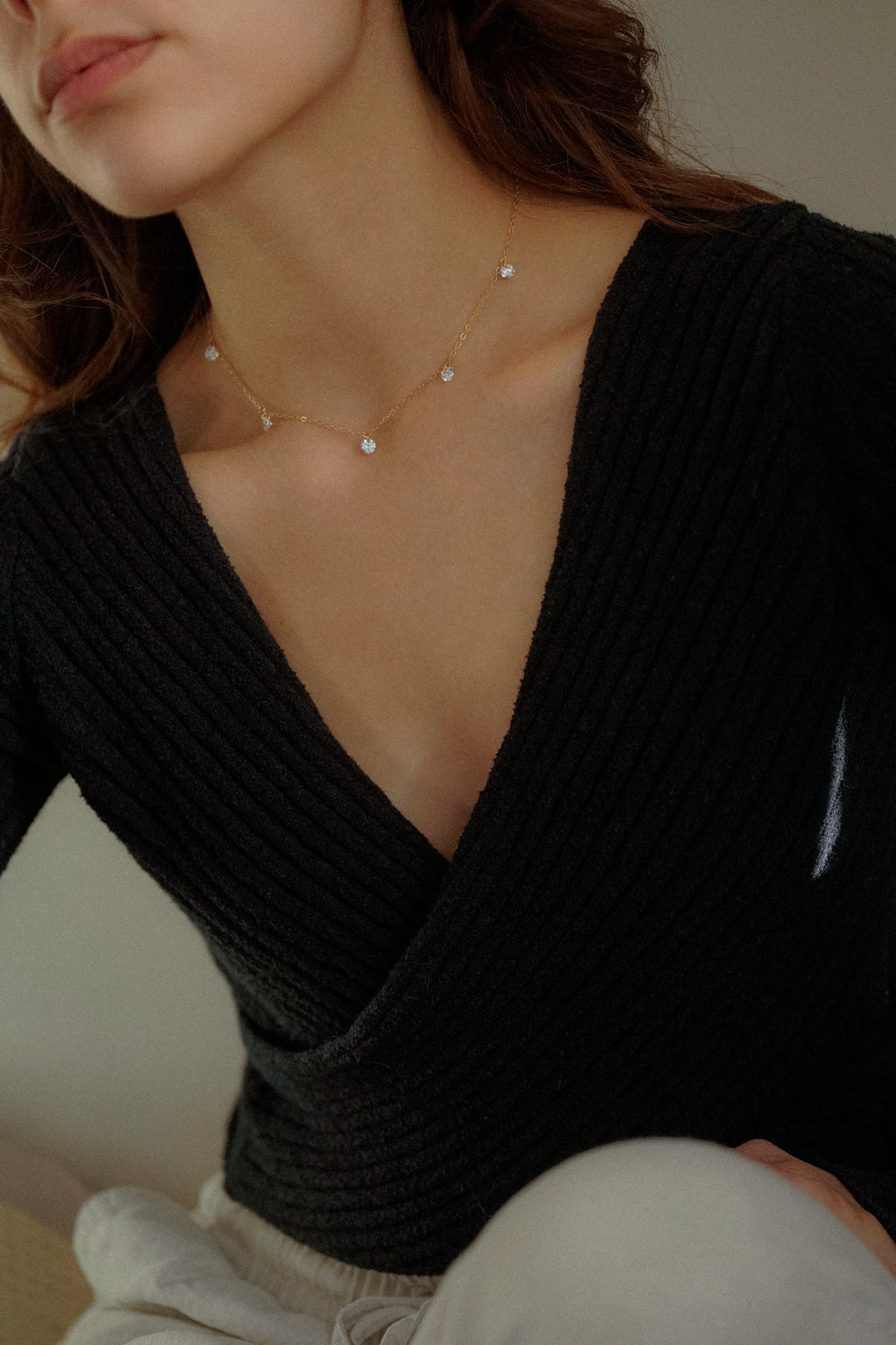 Crystal Drop Necklace