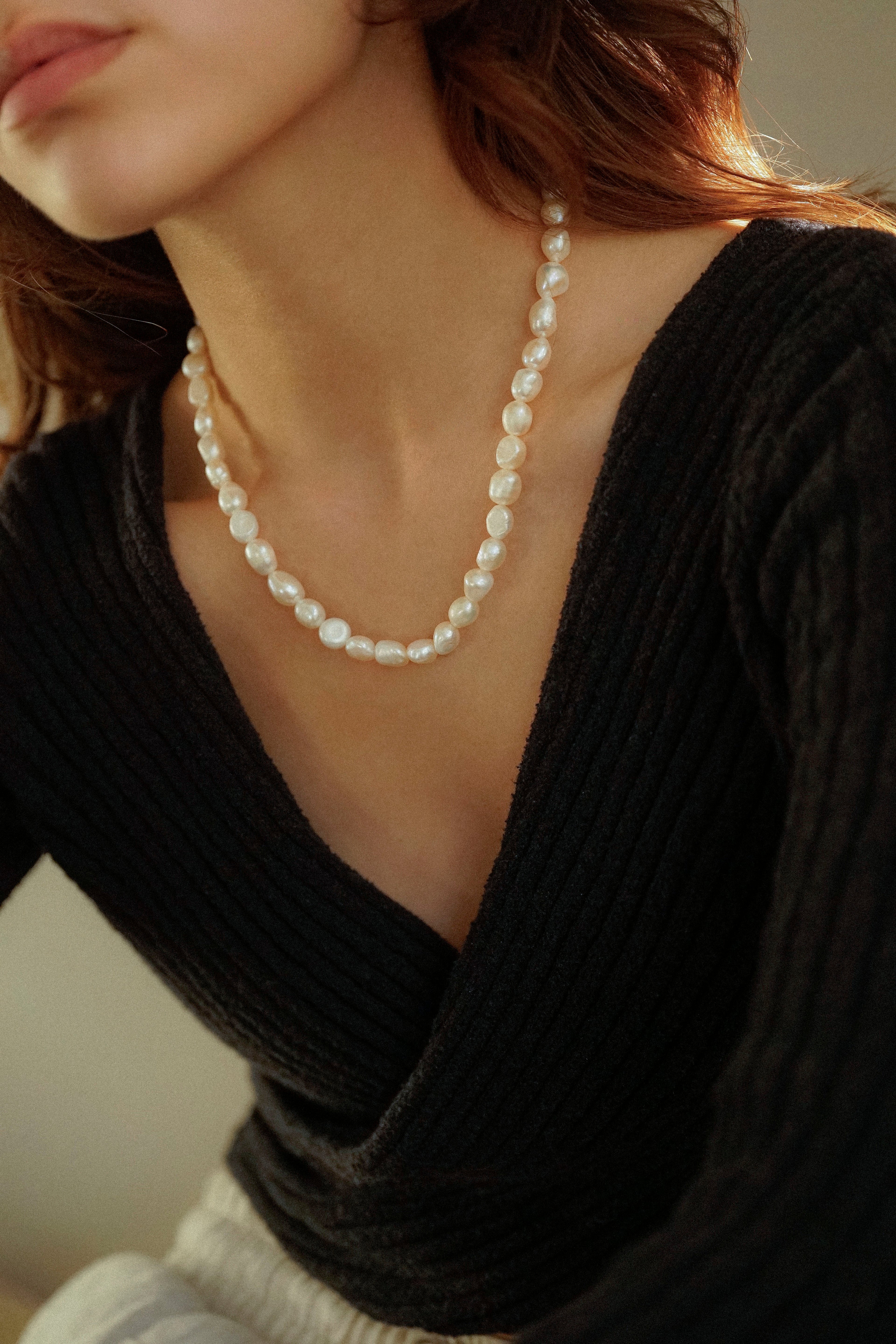 Chunky Freshwater Pearl Necklace