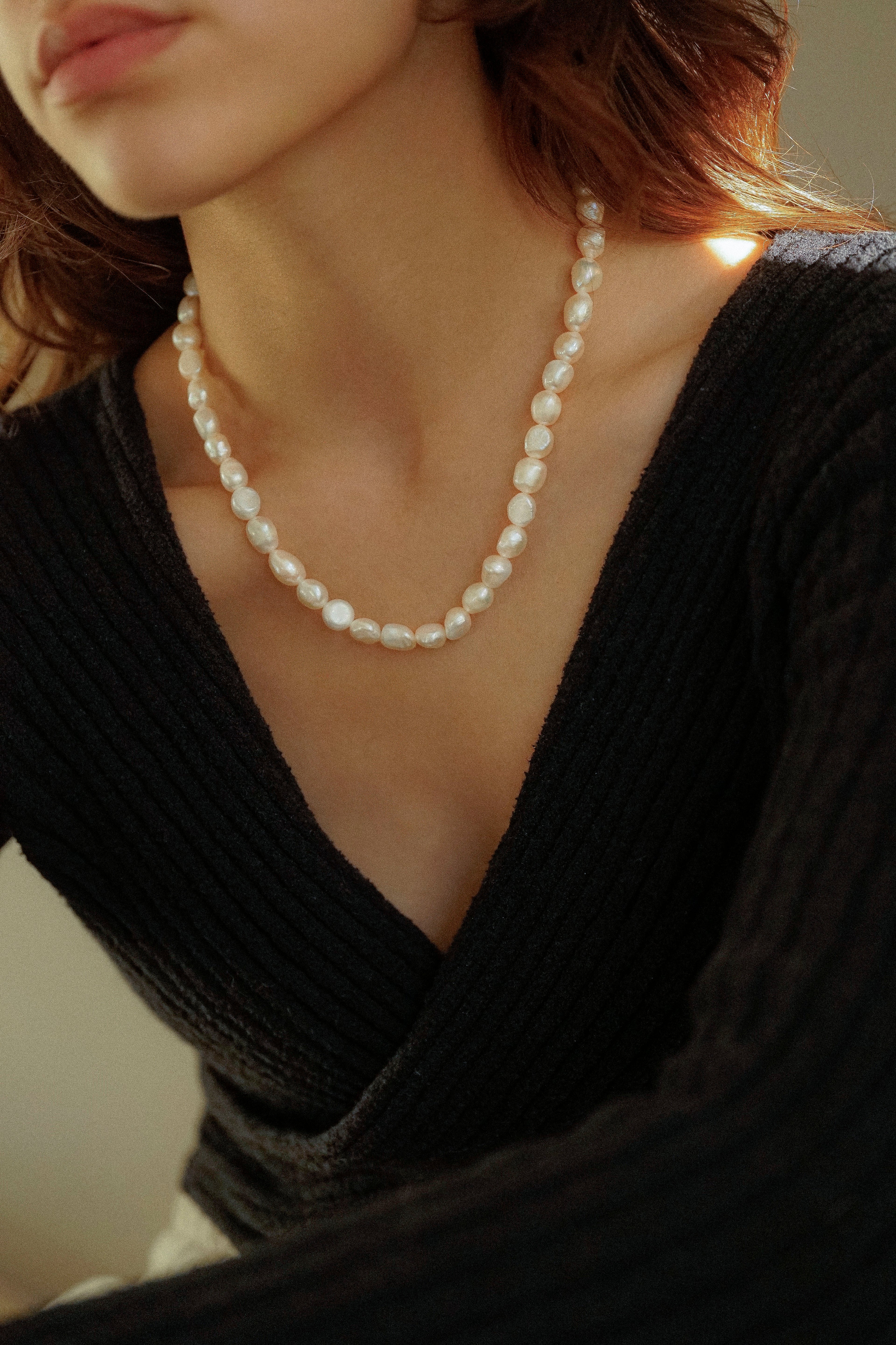 Chunky Freshwater Pearl Necklace