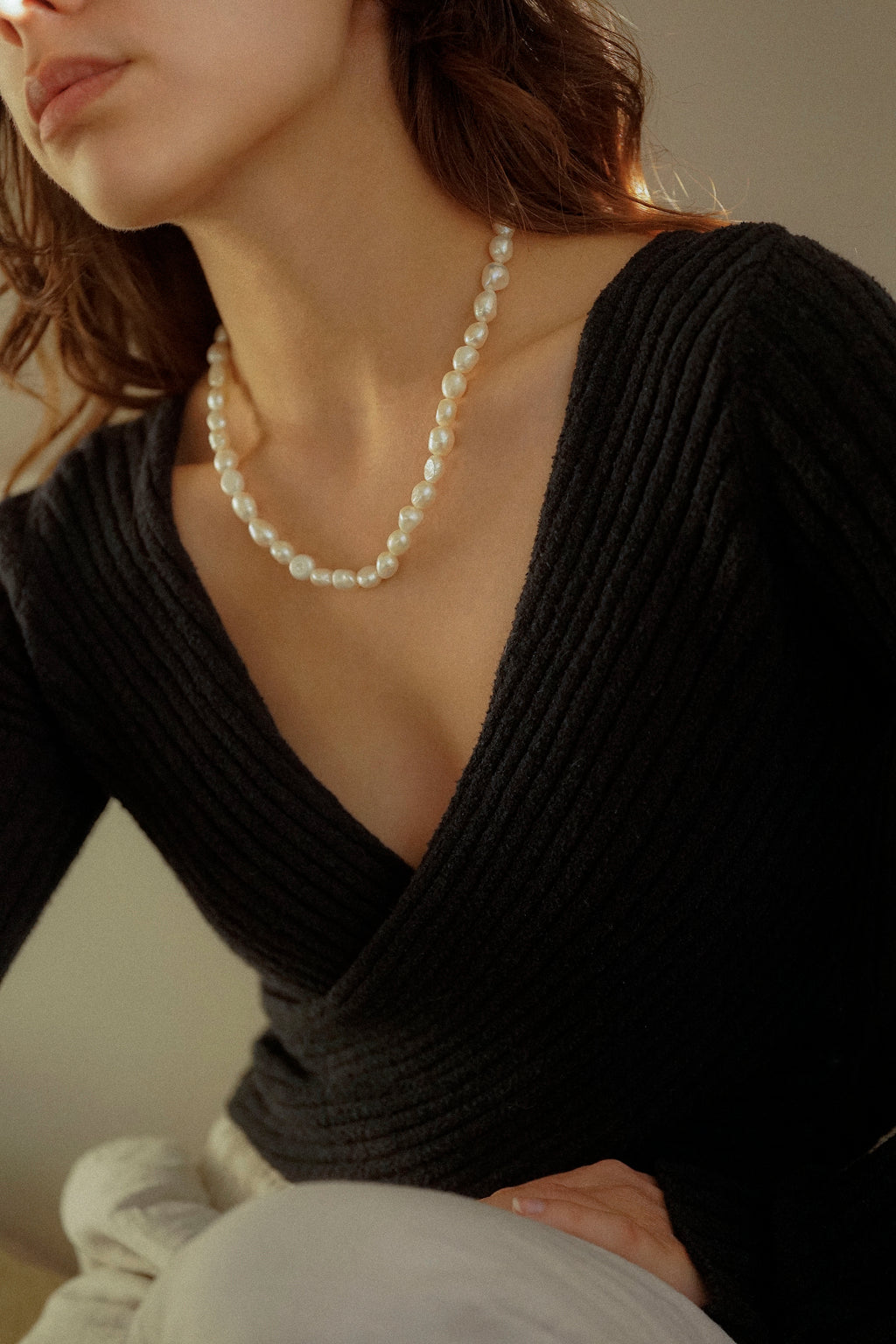 Chunky Freshwater Pearl Necklace