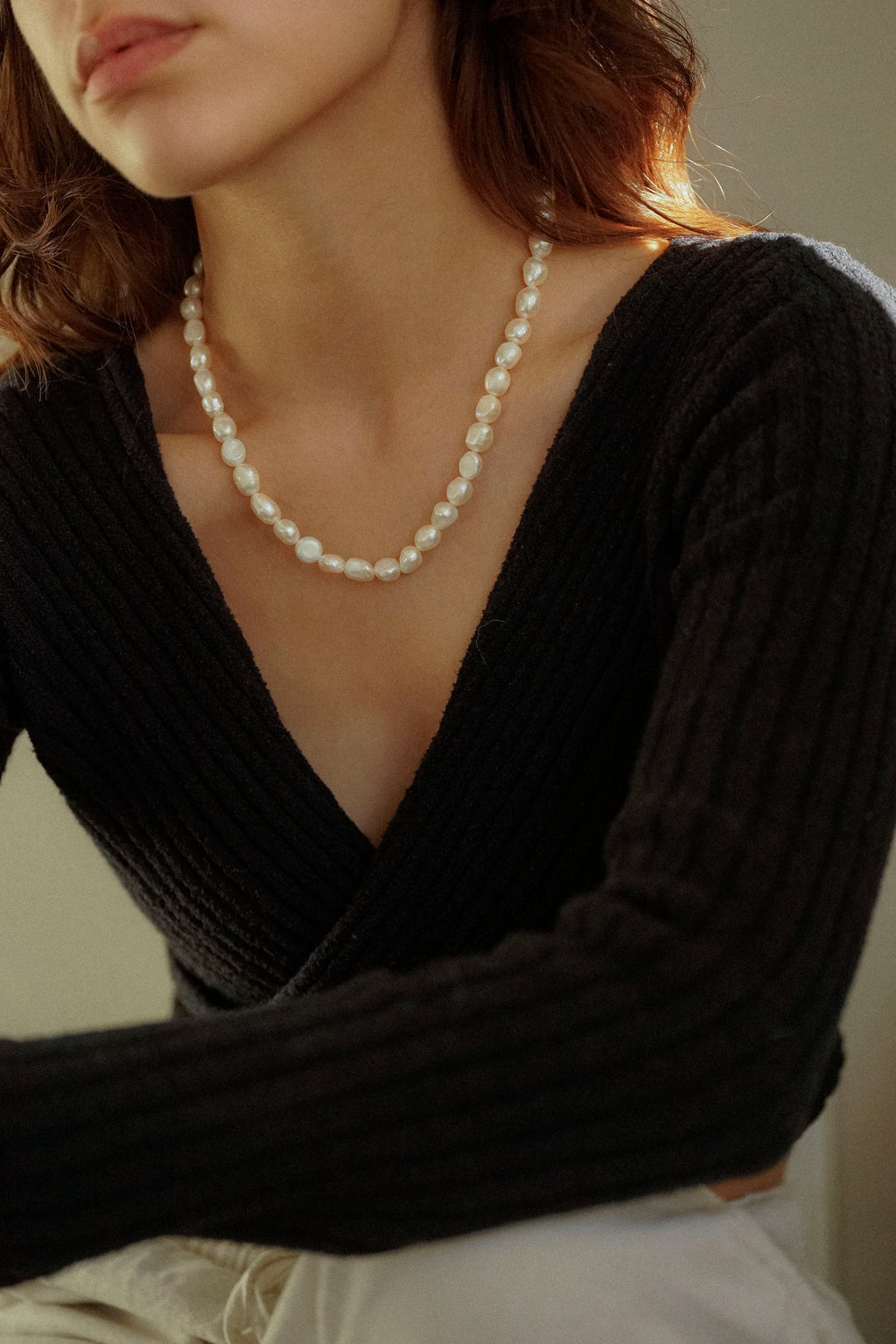 Chunky Freshwater Pearl Necklace