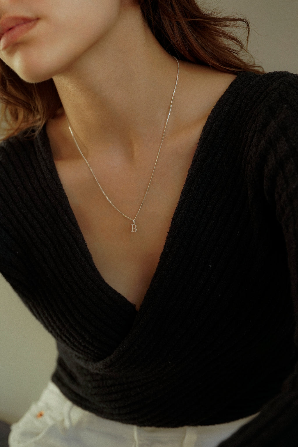 Letter Inital Charm Necklace