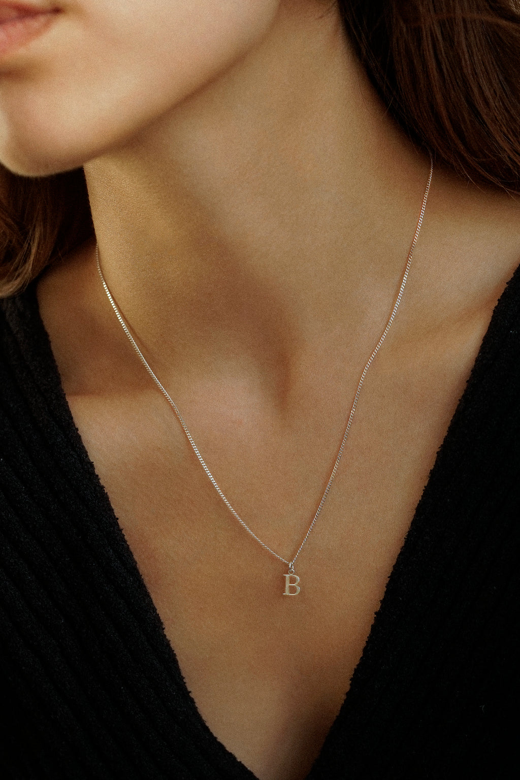 Letter Inital Charm Necklace