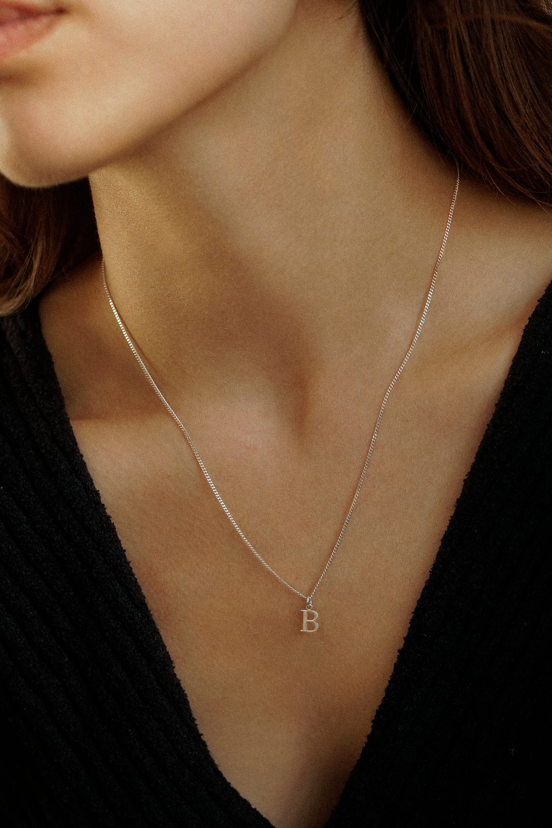 Letter Inital Charm Necklace