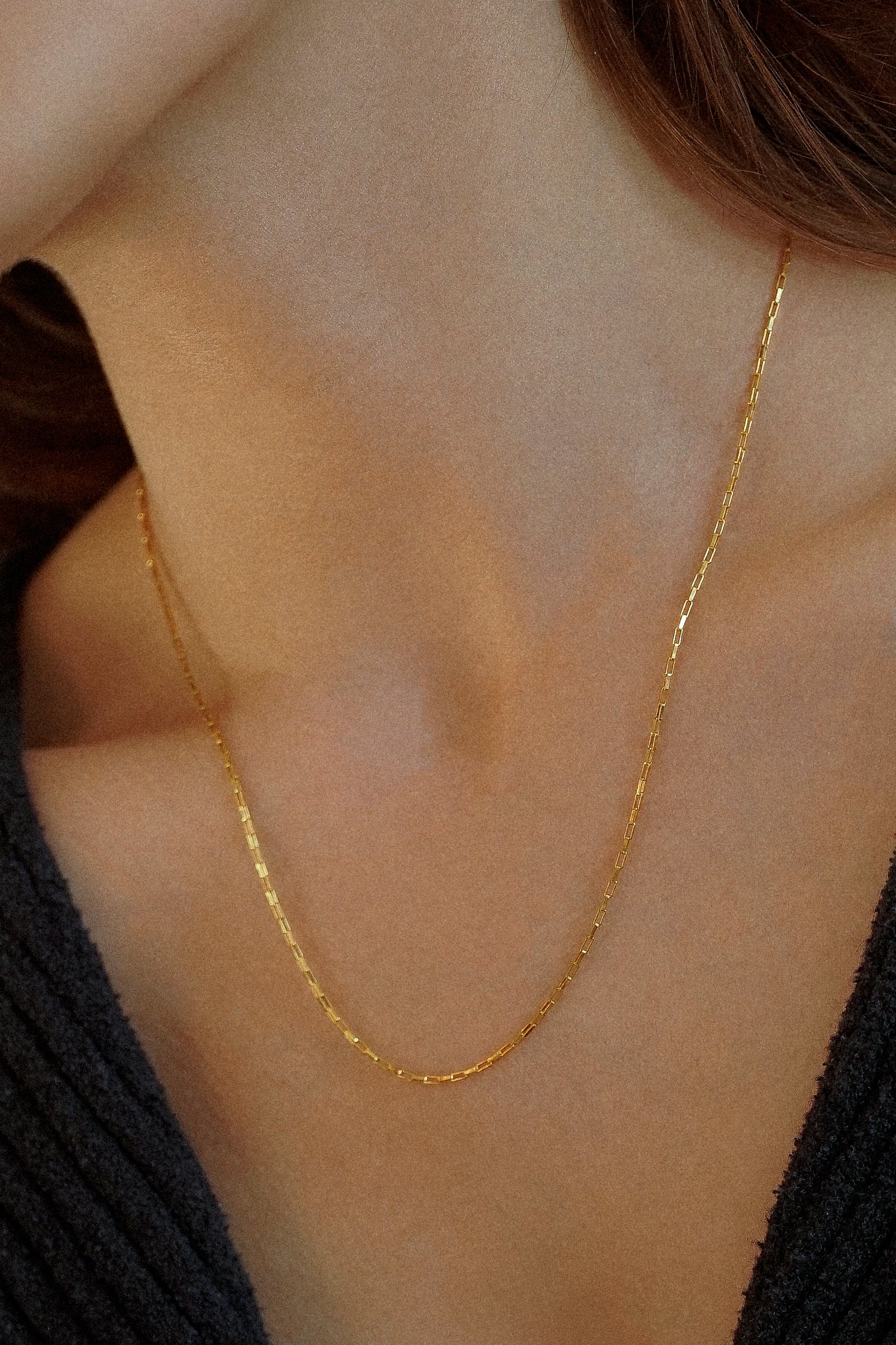 Dainty Box Necklace