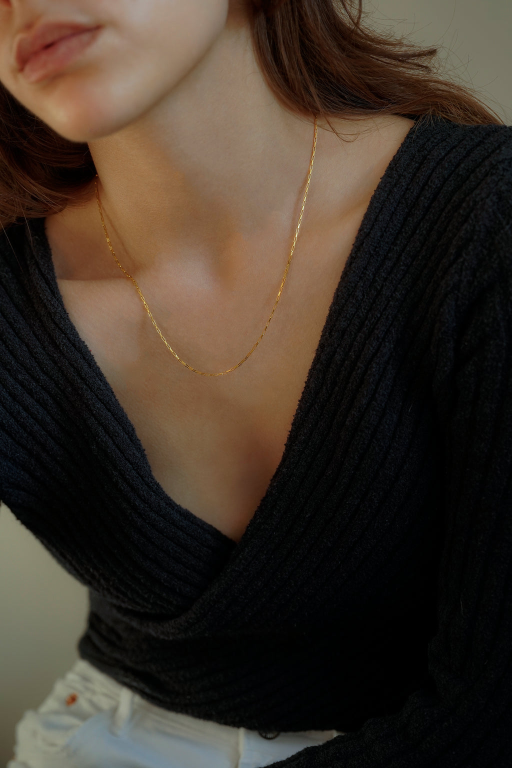 Dainty Box Necklace