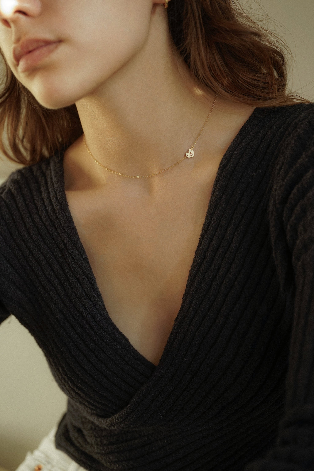 Zodiac Star Sign Heart Necklace