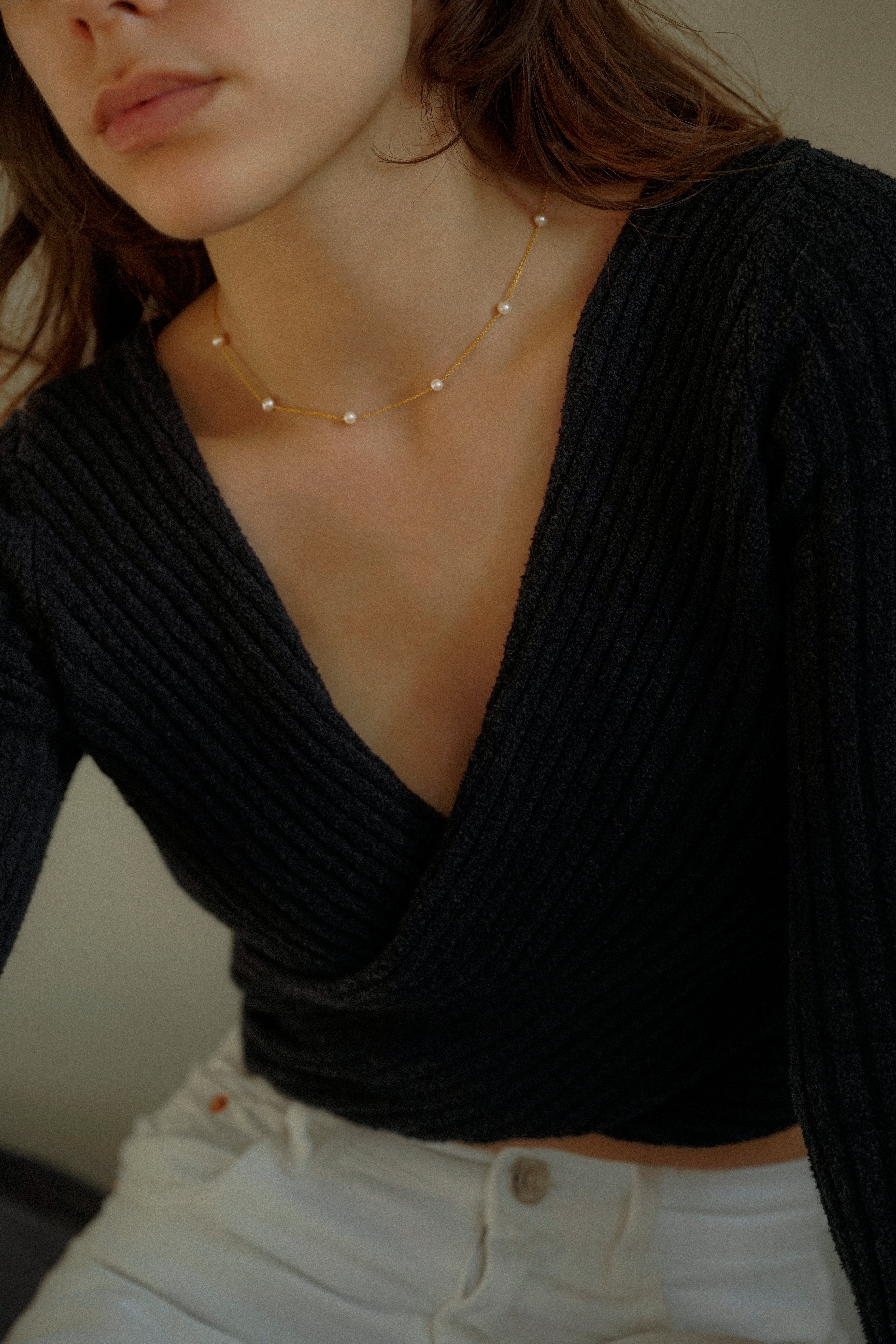 Floating Pearl Necklace