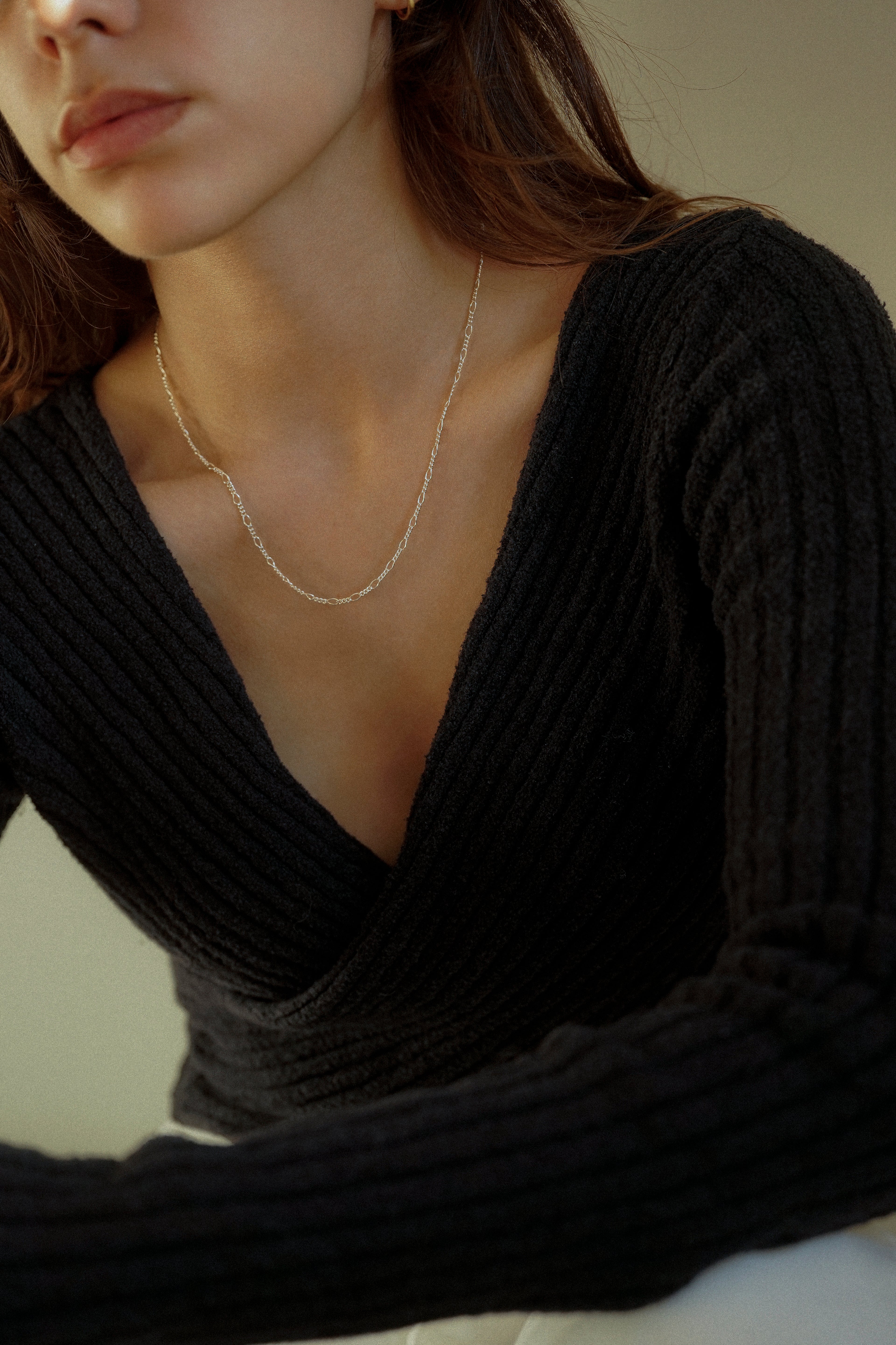 2.5mm Figaro Chain Necklace