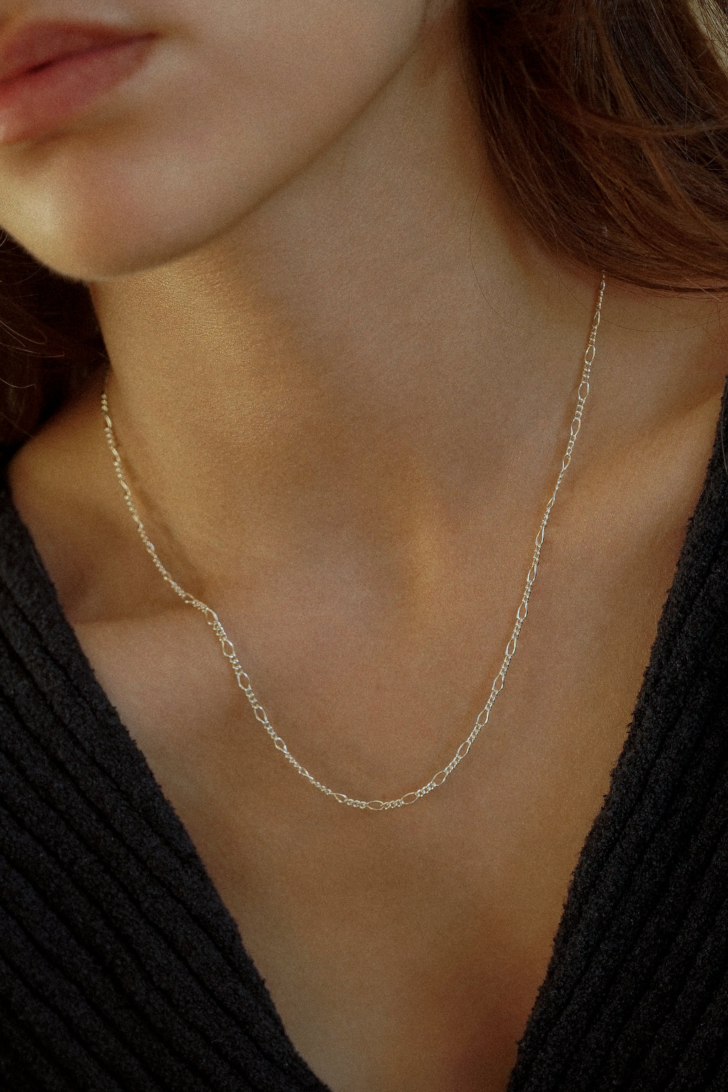 2.5mm Figaro Chain Necklace