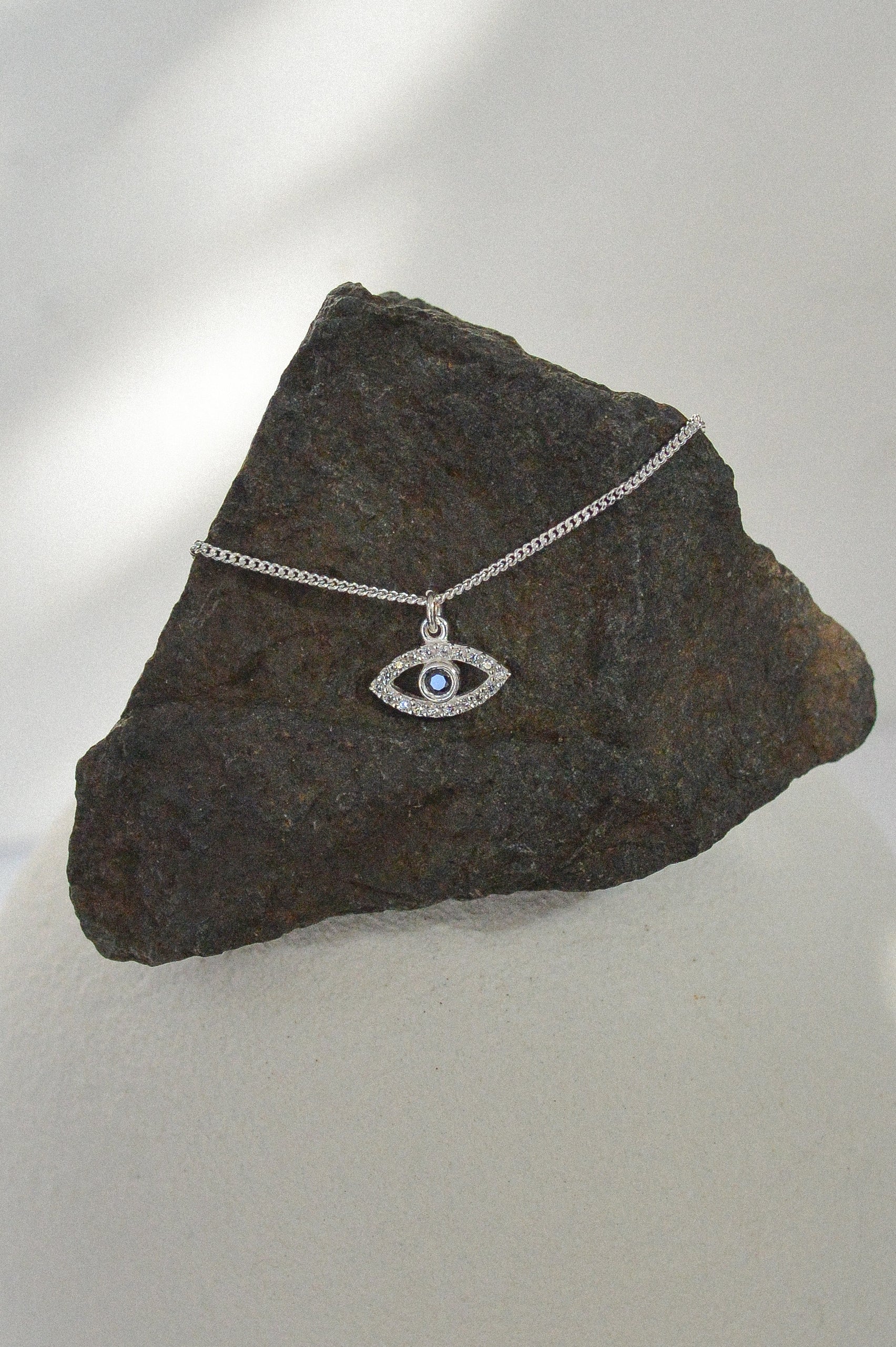 Evil Eye Cubic Zirconia Necklace