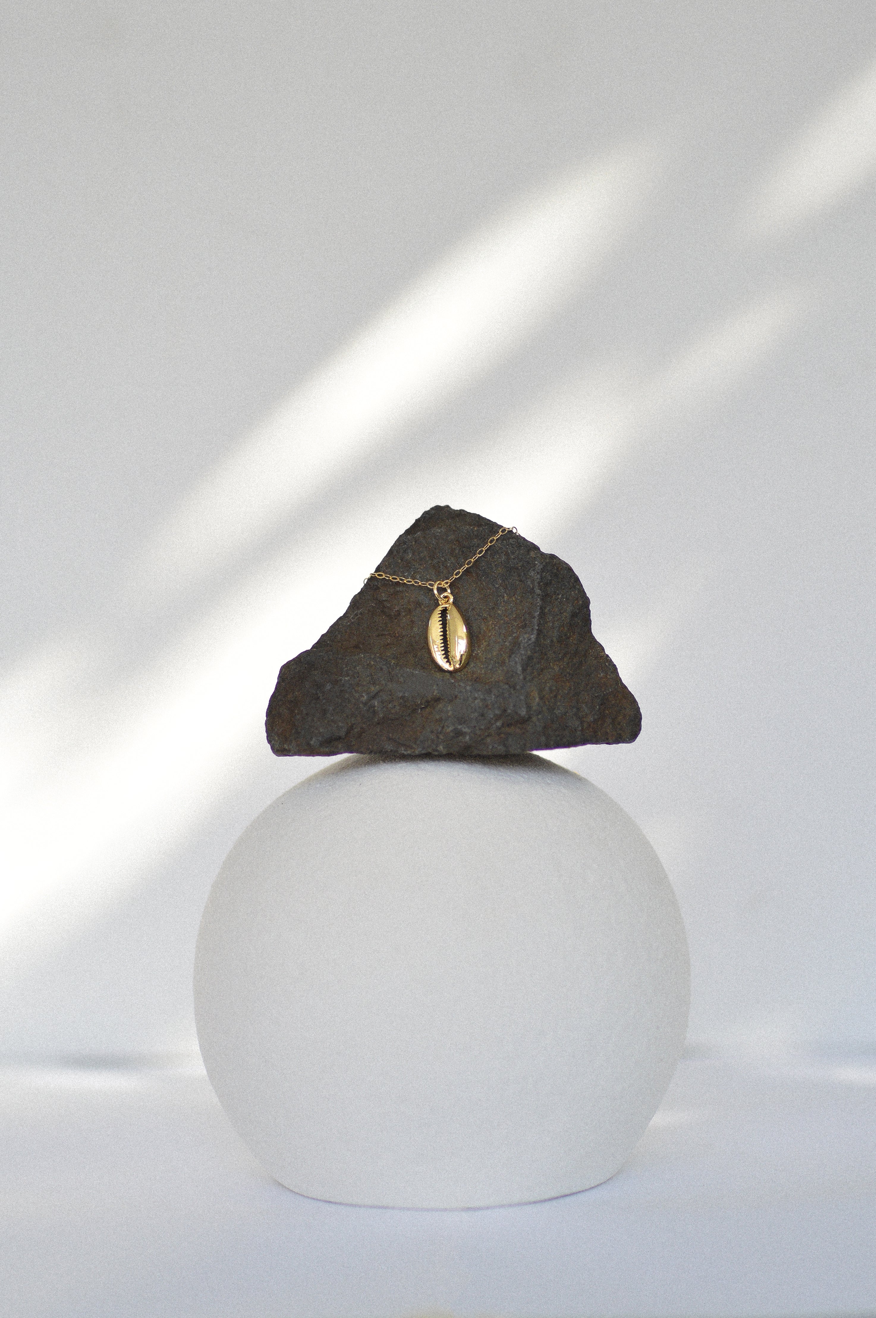 Cowrie Shell Charm Necklace