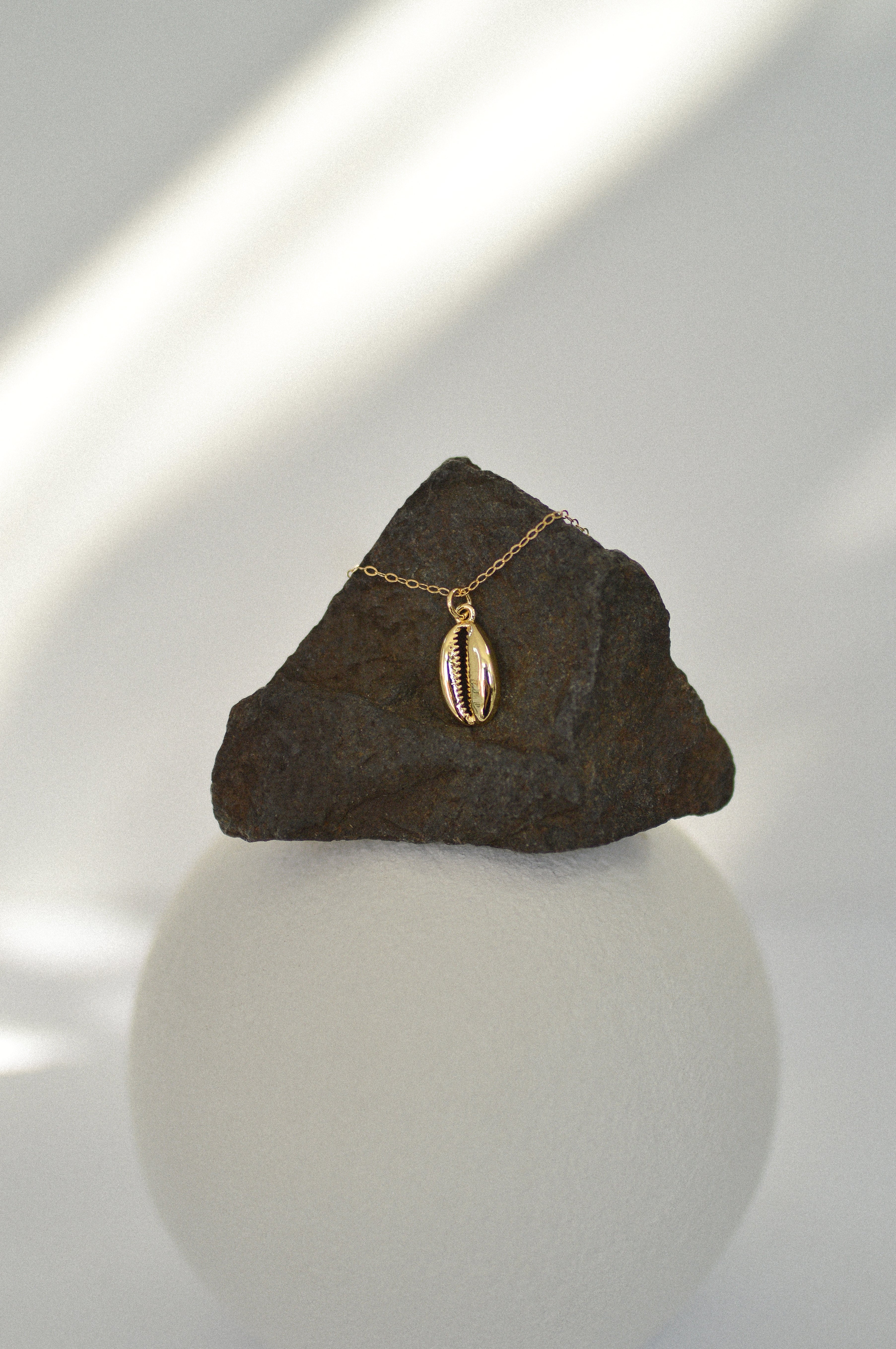 Cowrie Shell Charm Necklace
