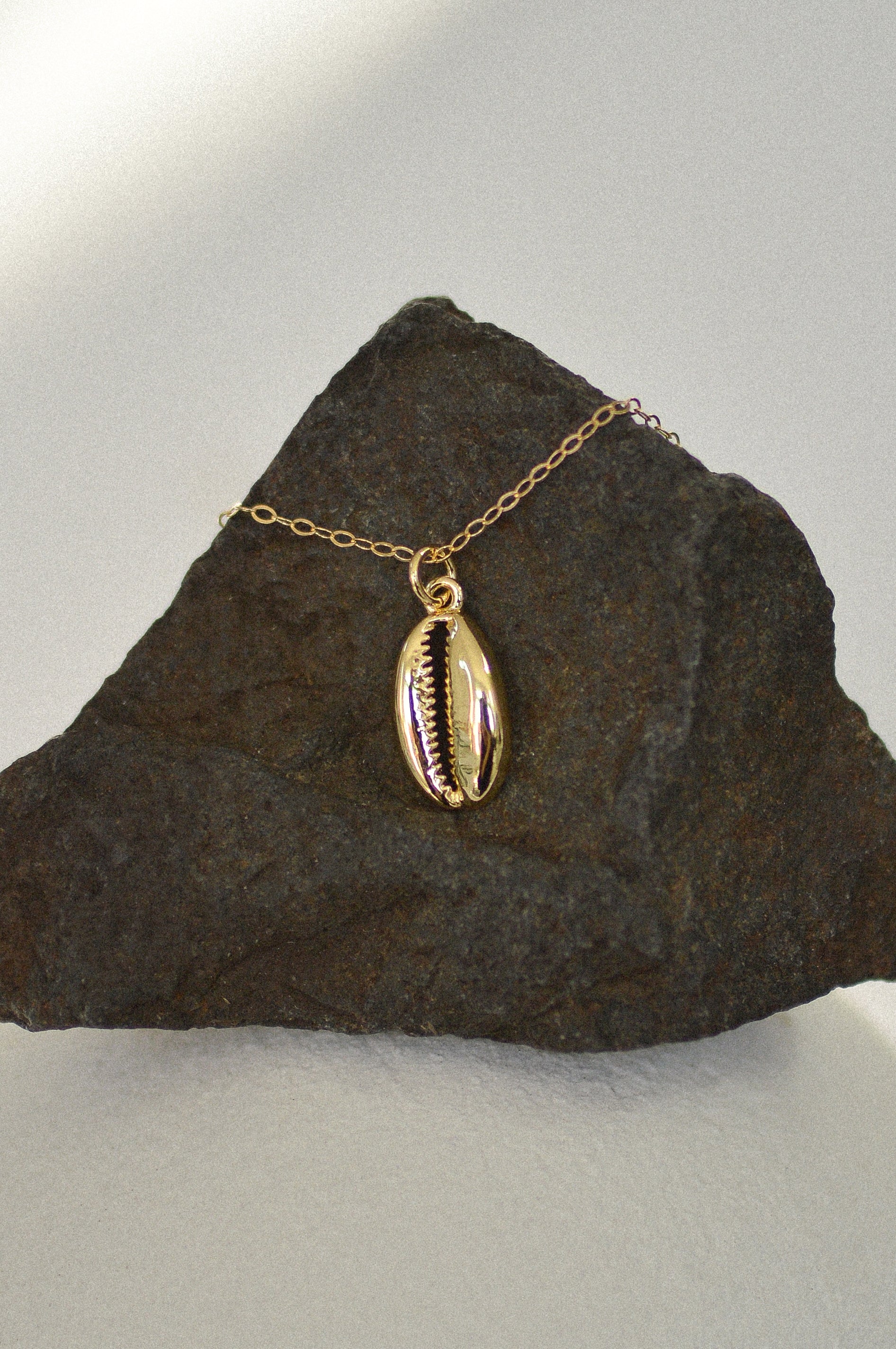 Cowrie Shell Charm Necklace