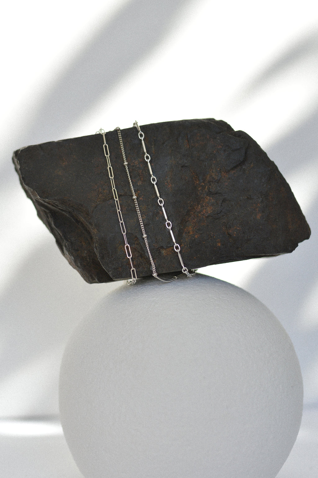 Set of Three Chain Bracelets