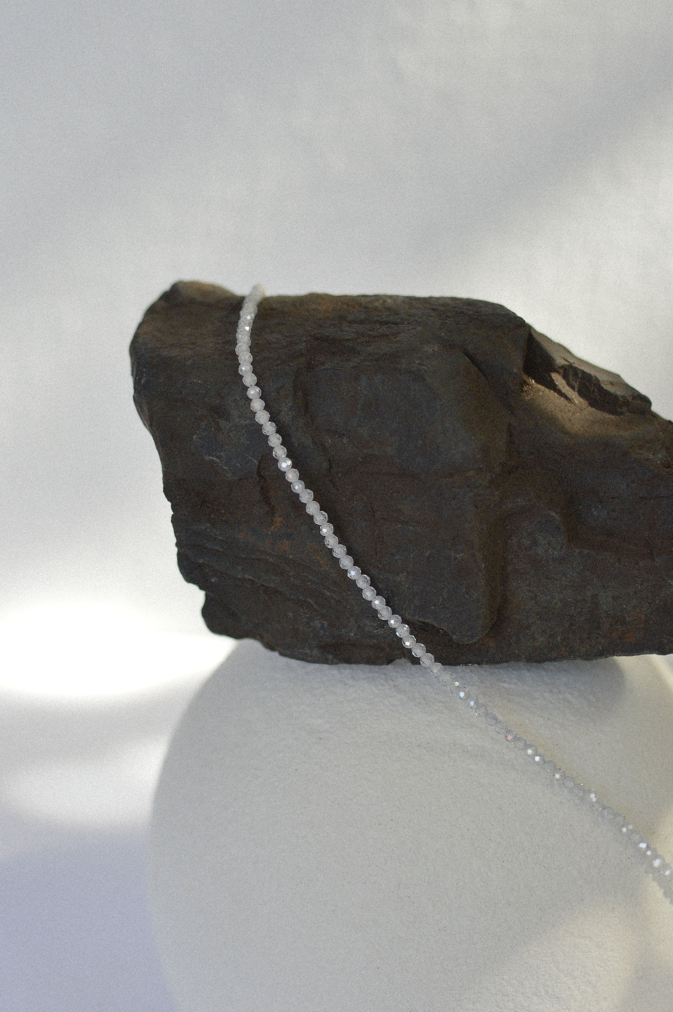 Faceted Gemstone Bead Bracelet