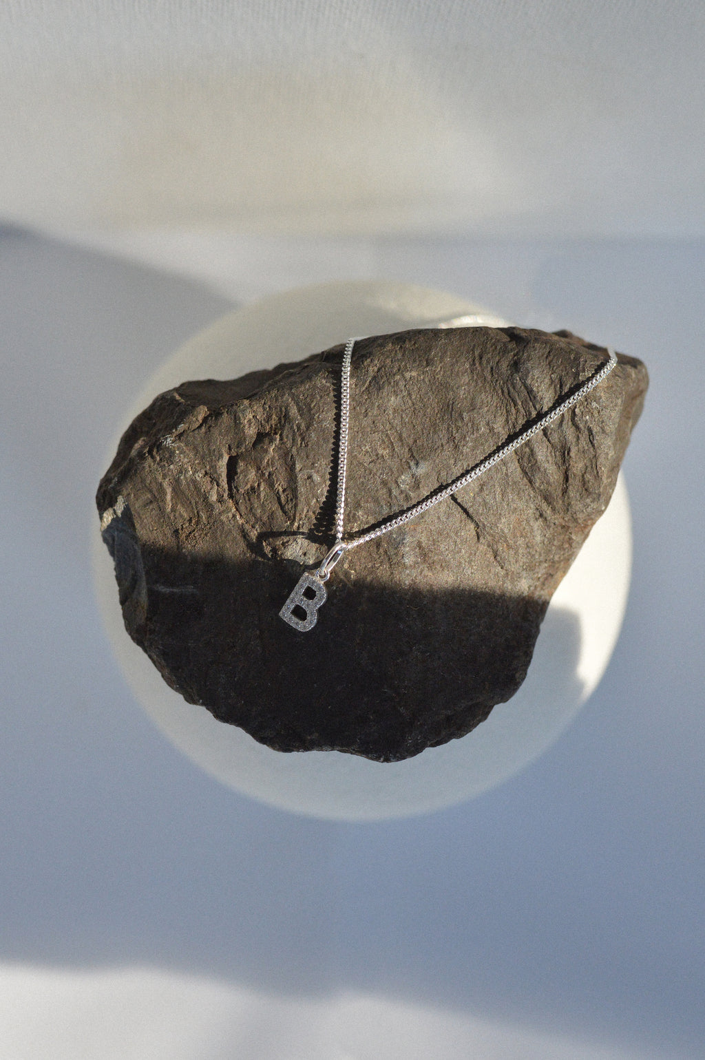 Pavé Letter Initial Necklace