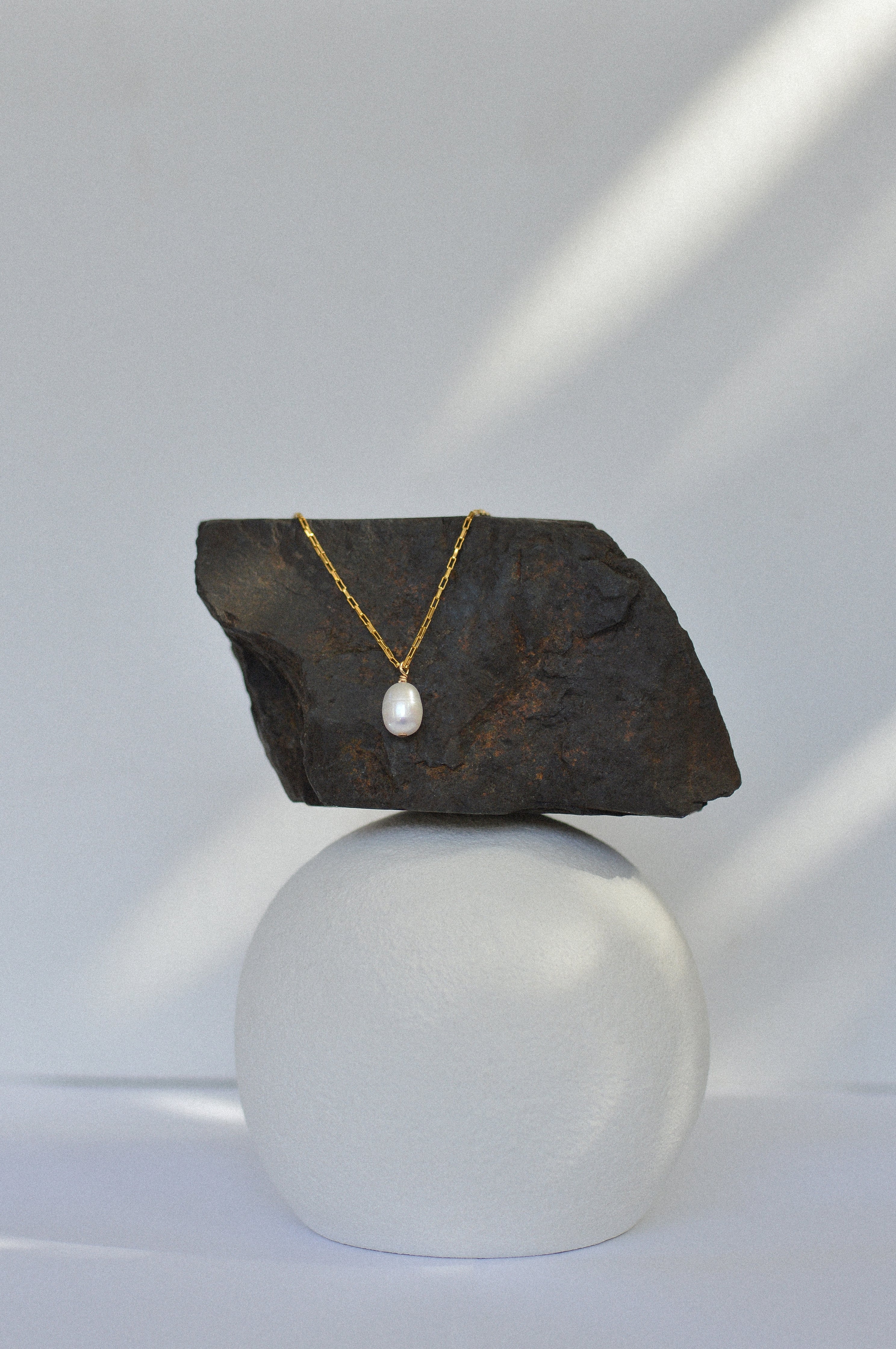 Freshwater Pearl Charm Necklace
