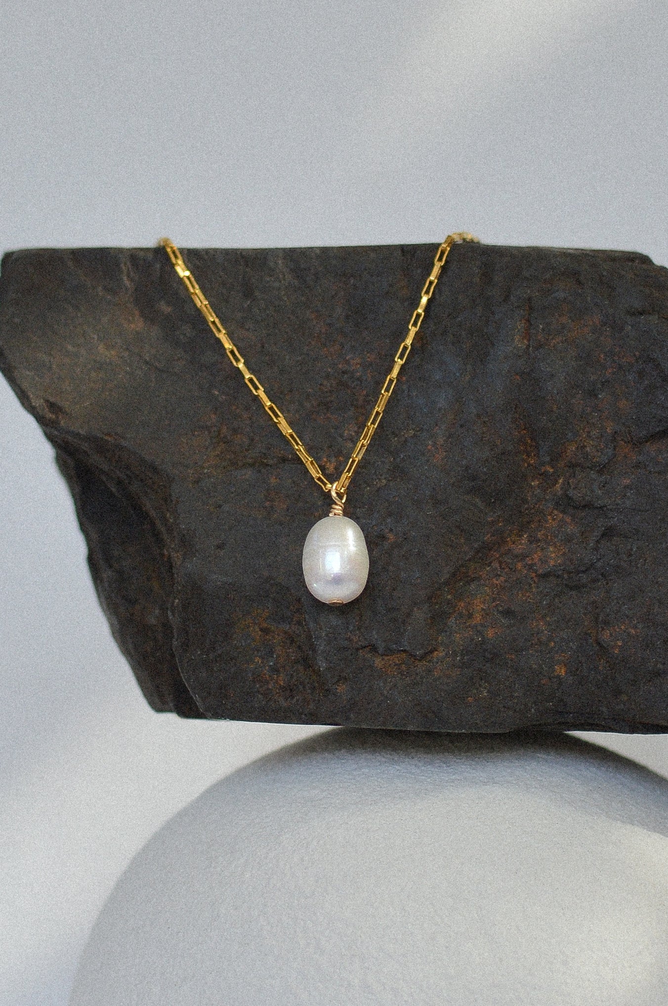 Freshwater Pearl Charm Necklace