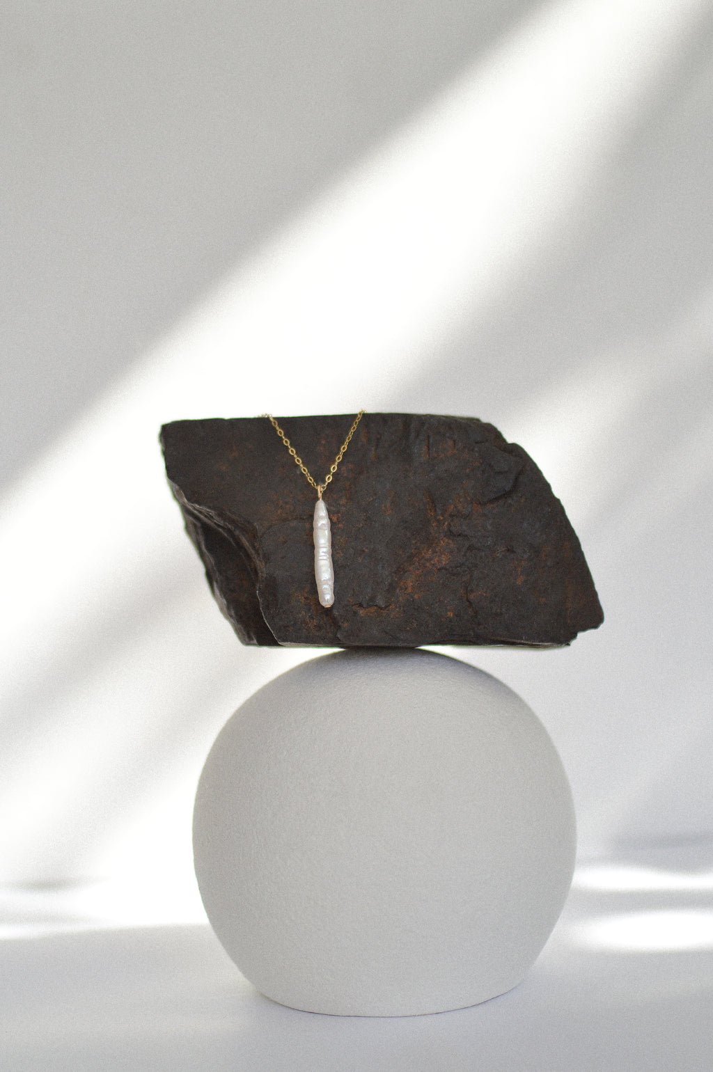 Long Freshwater Pearl Necklace