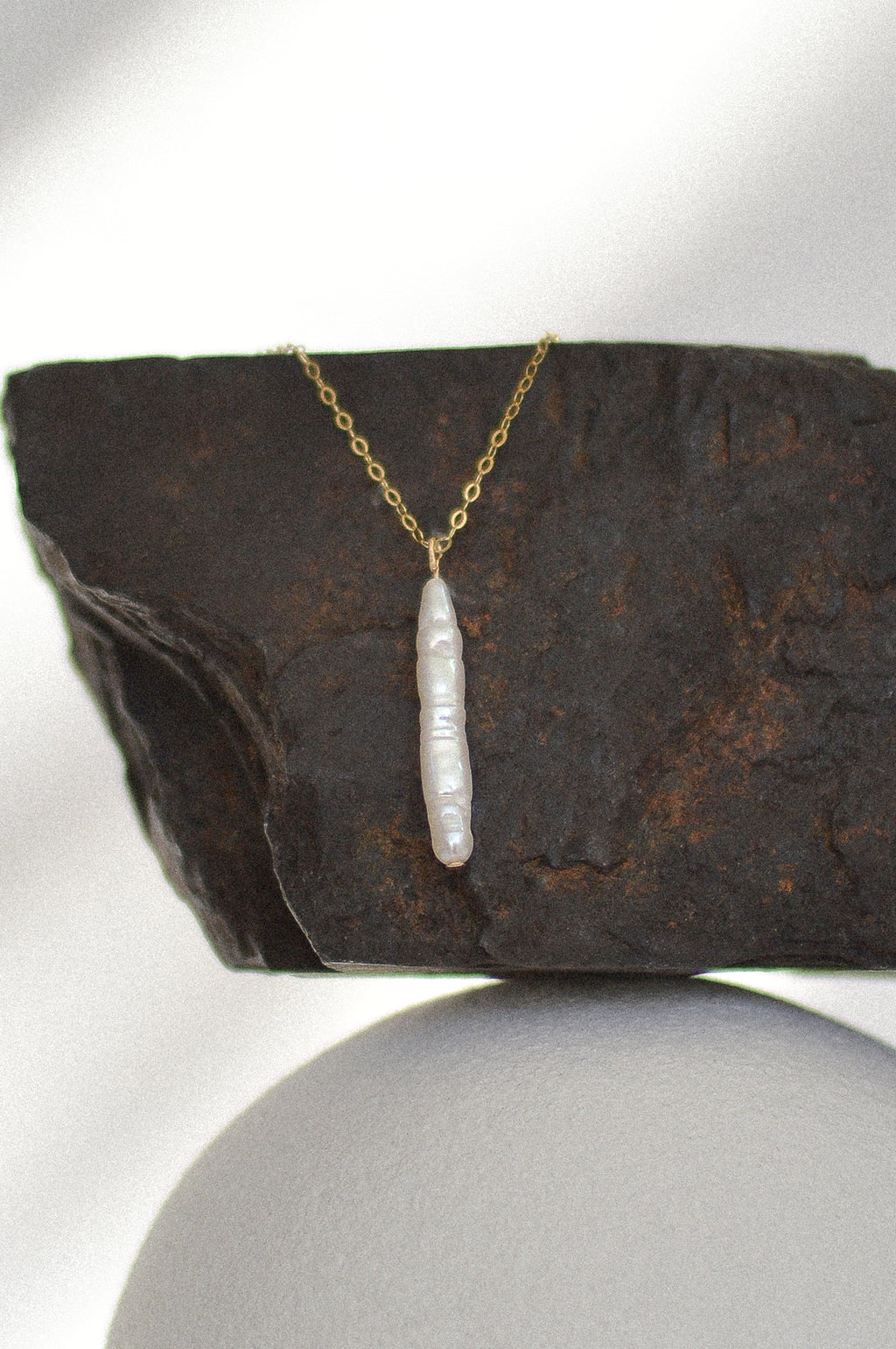 Long Freshwater Pearl Necklace