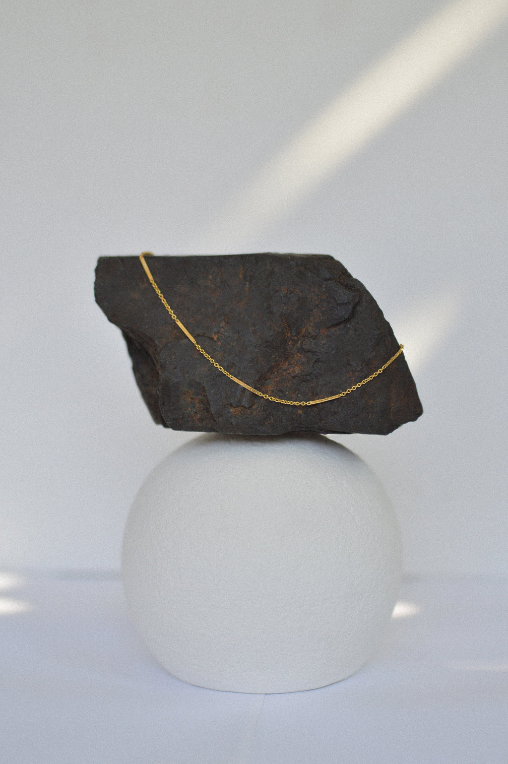 Cable Bar Chain Necklace