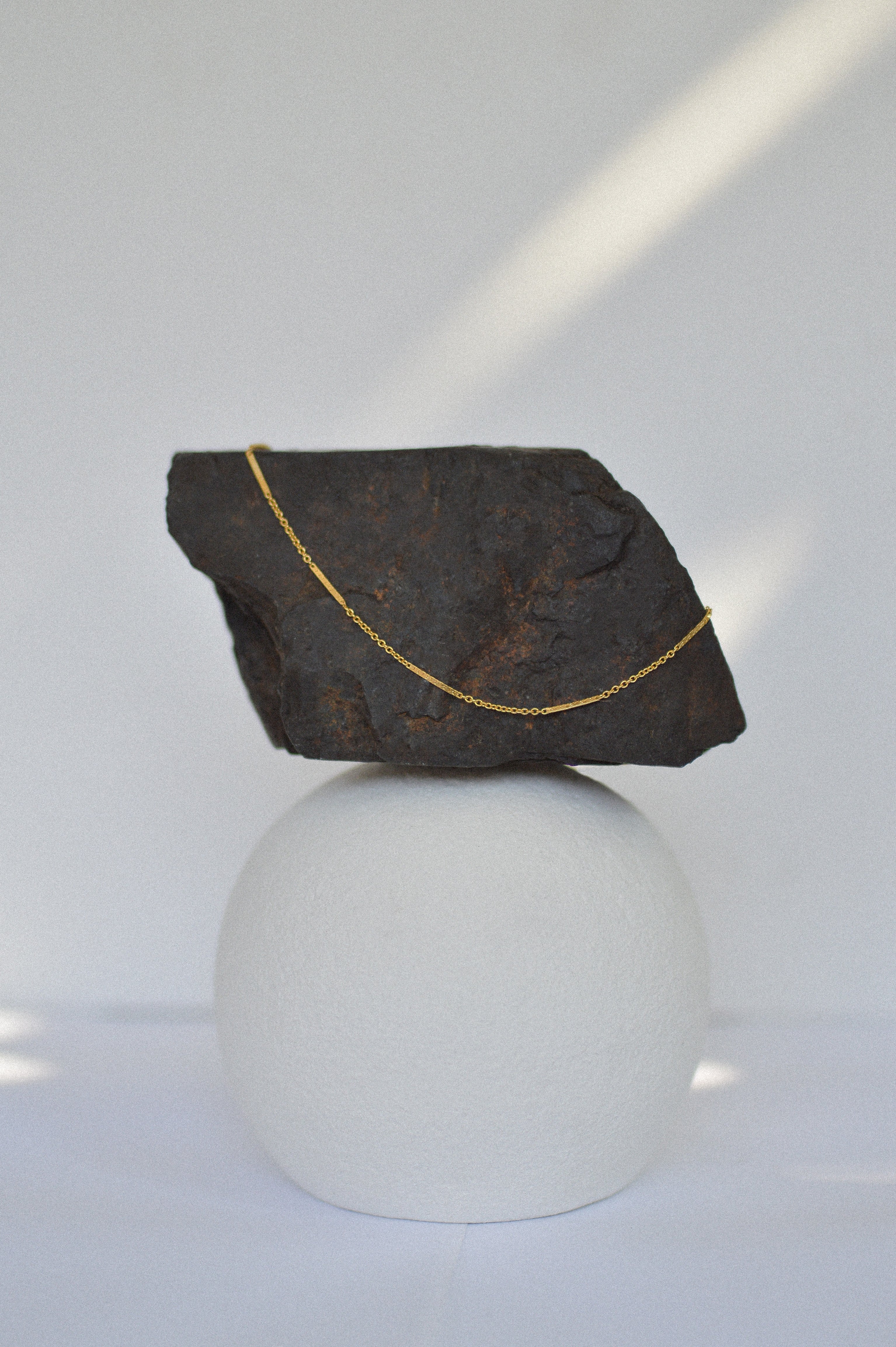 Cable Bar Chain Necklace