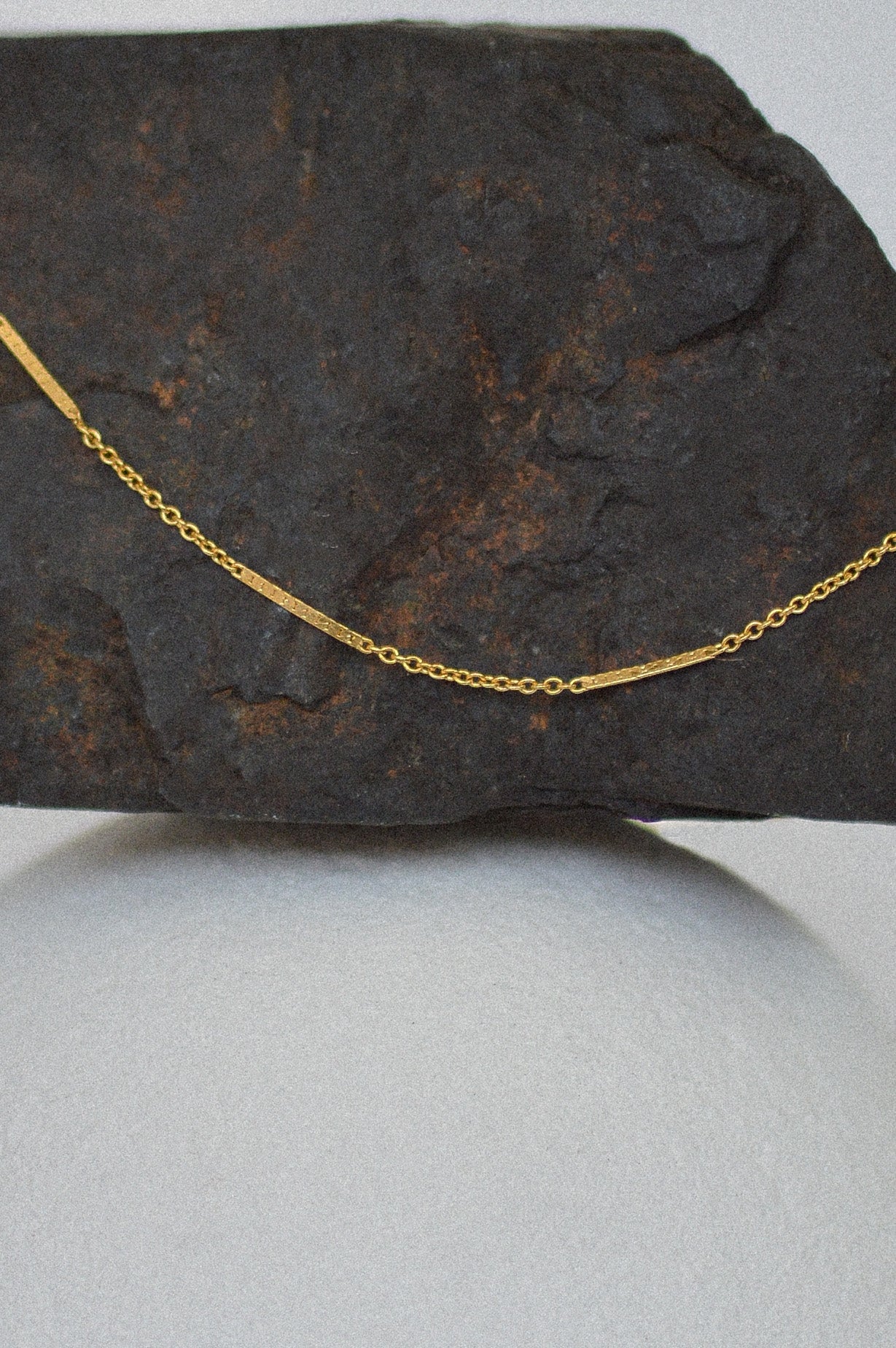 Cable Bar Chain Necklace