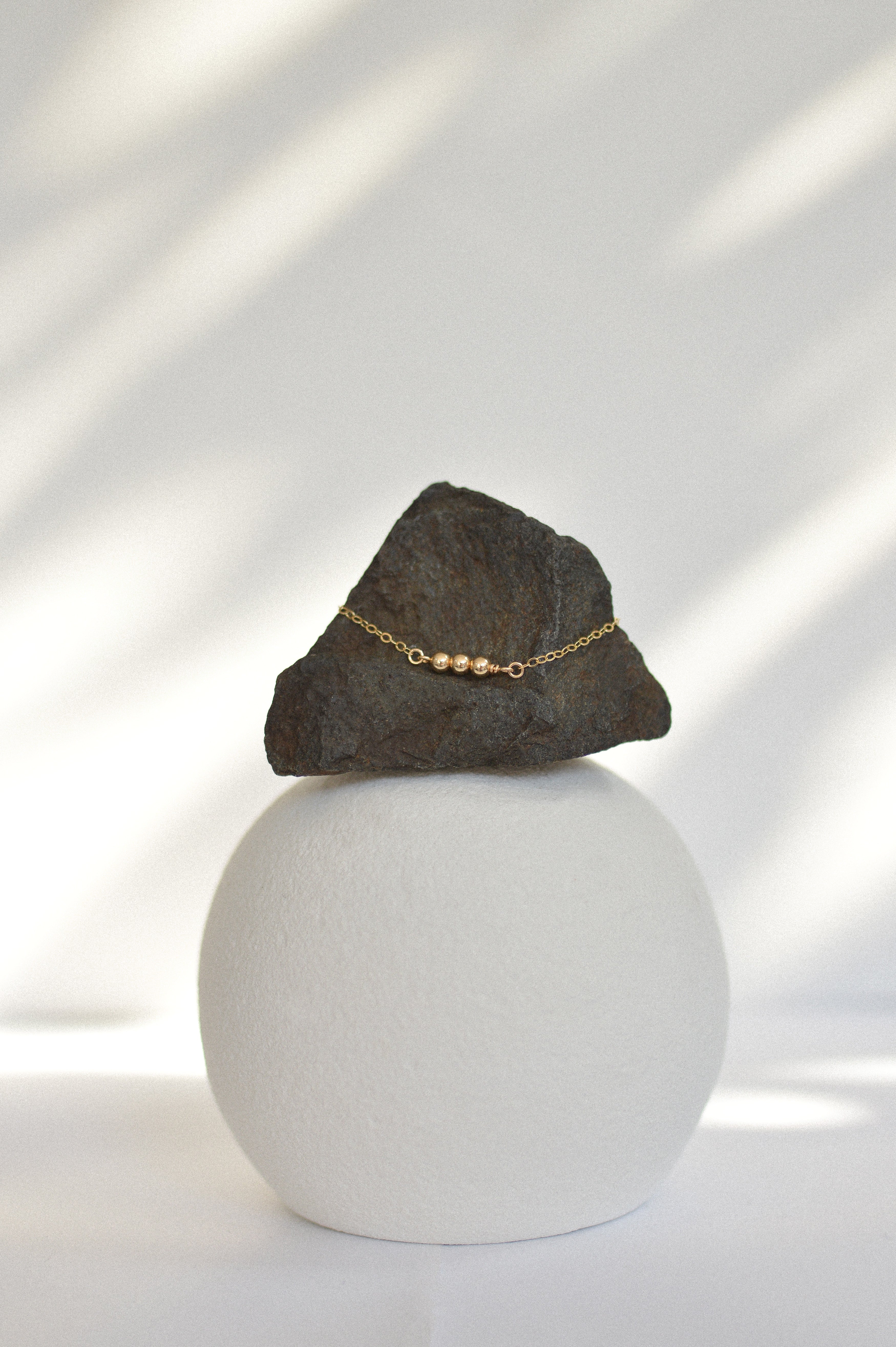 Three Bead Bracelet