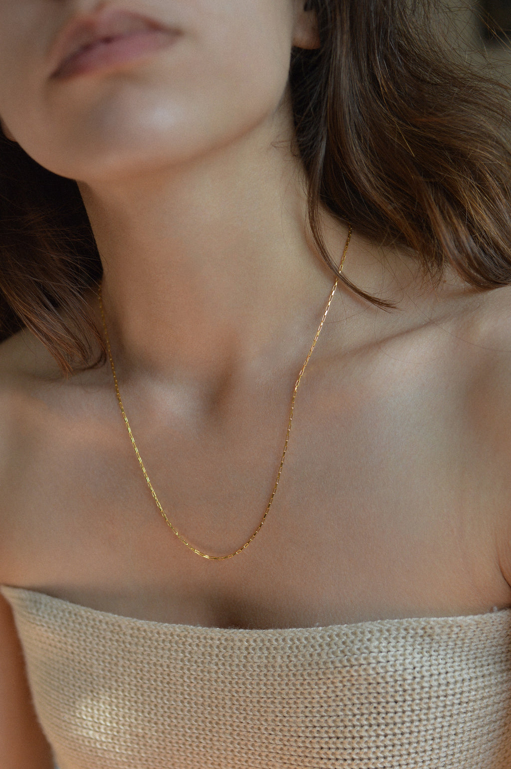 Dainty Box Necklace