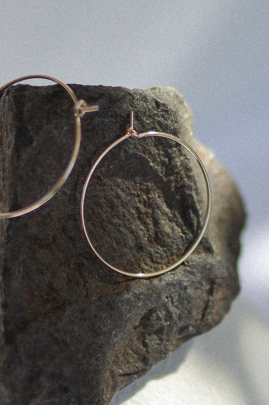 Dainty Plain Hoop Earrings