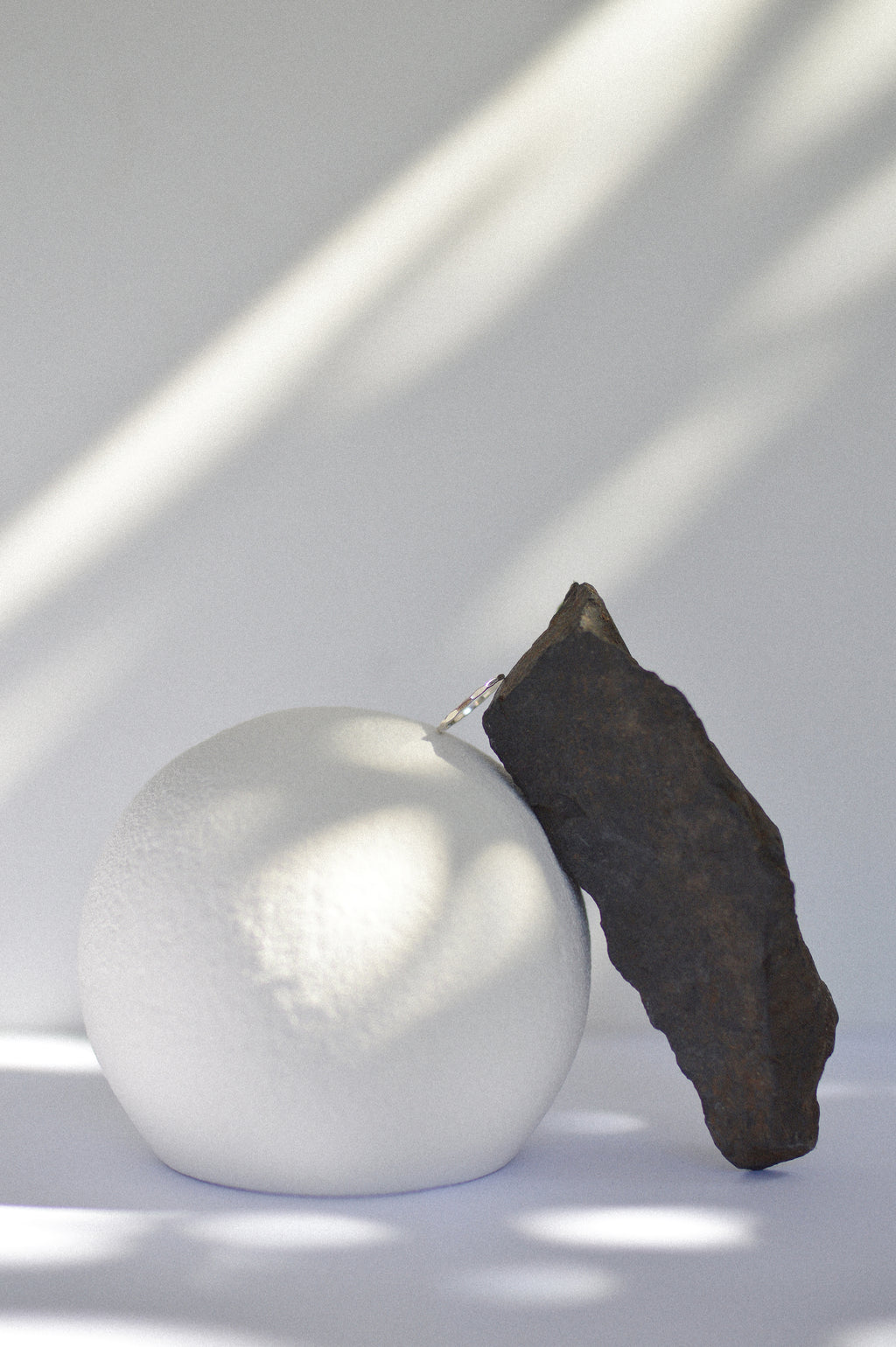 Dainty Hammered Ring