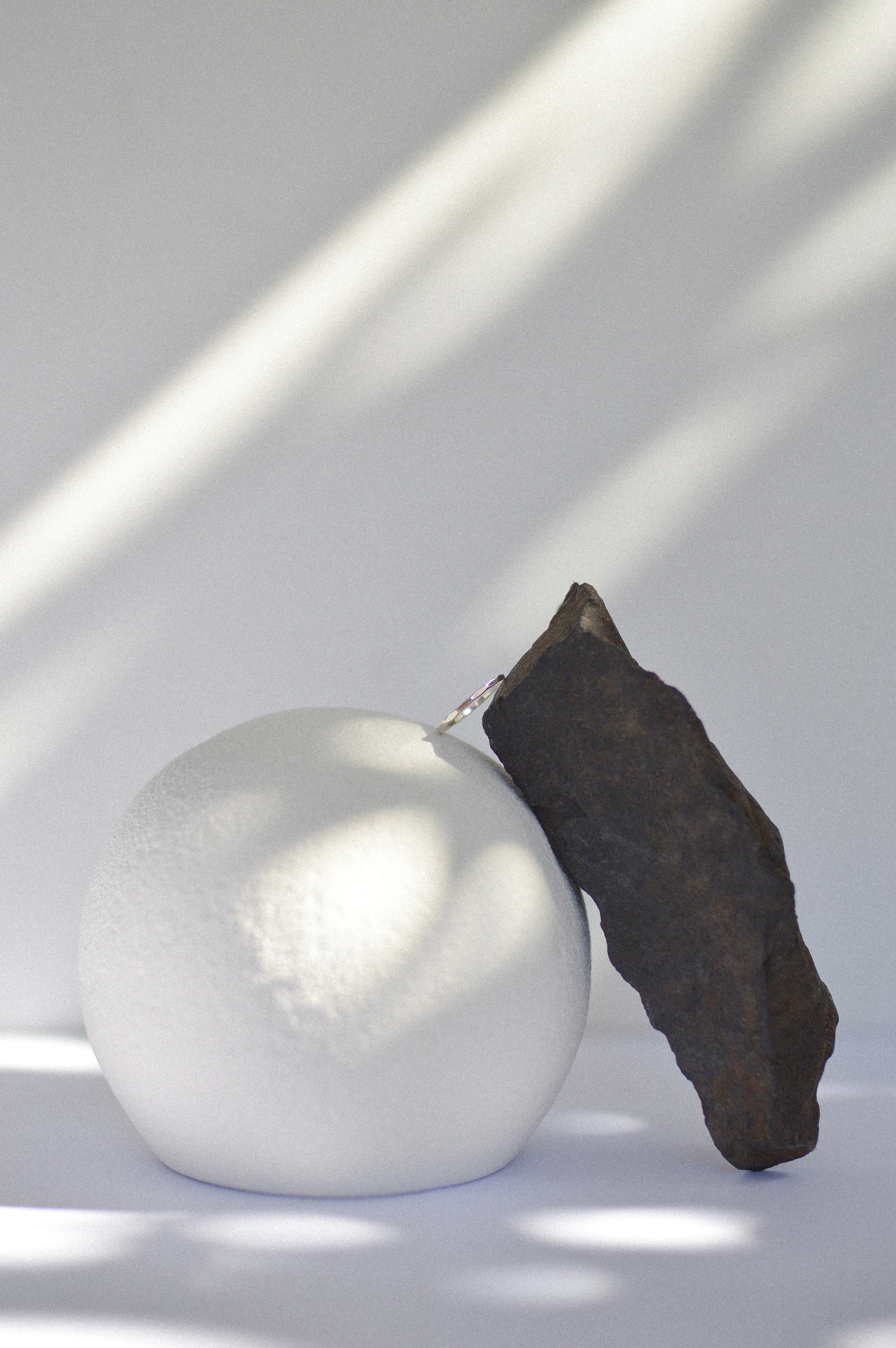 Dainty Hammered Ring