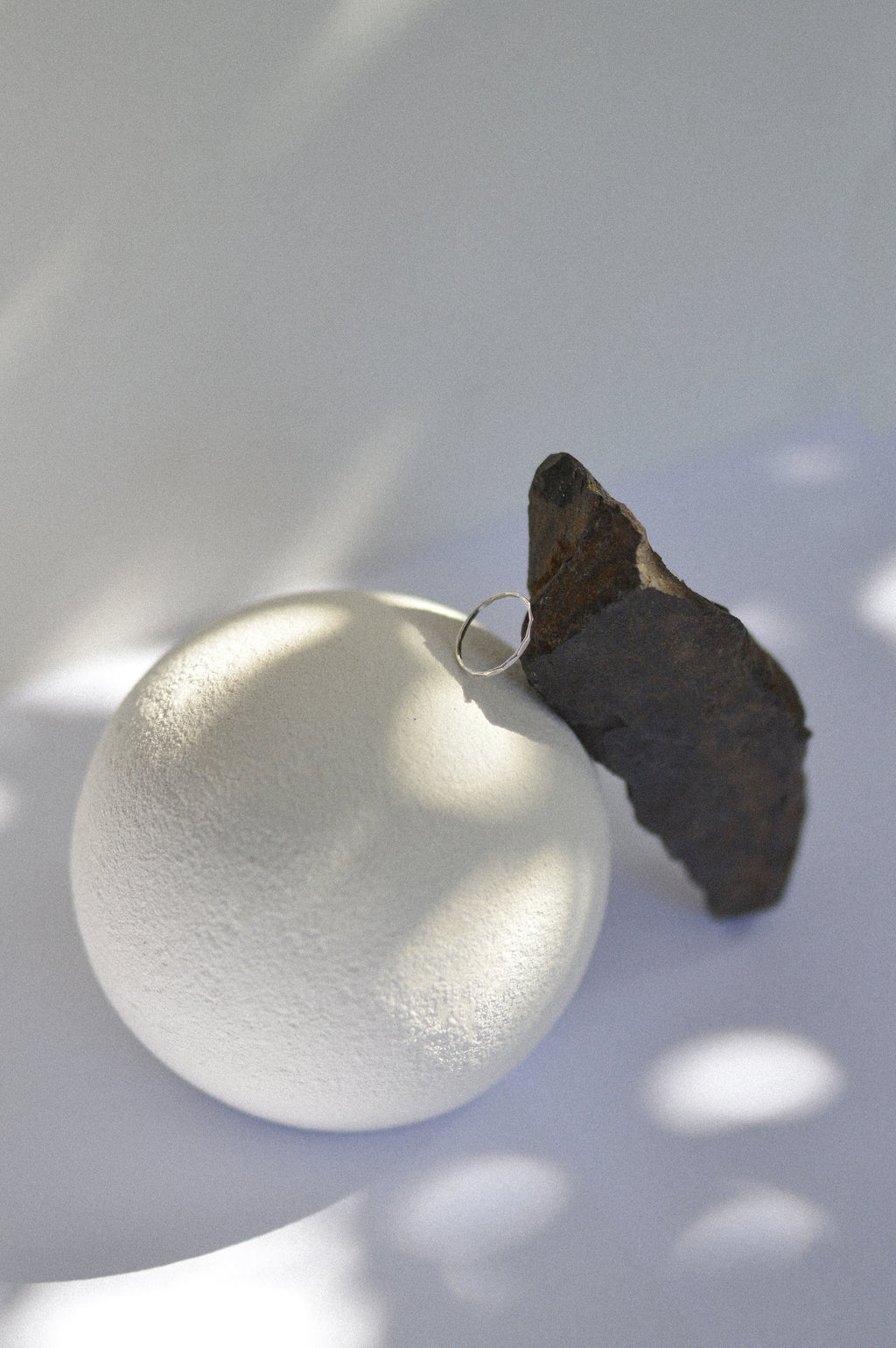 Dainty Hammered Ring