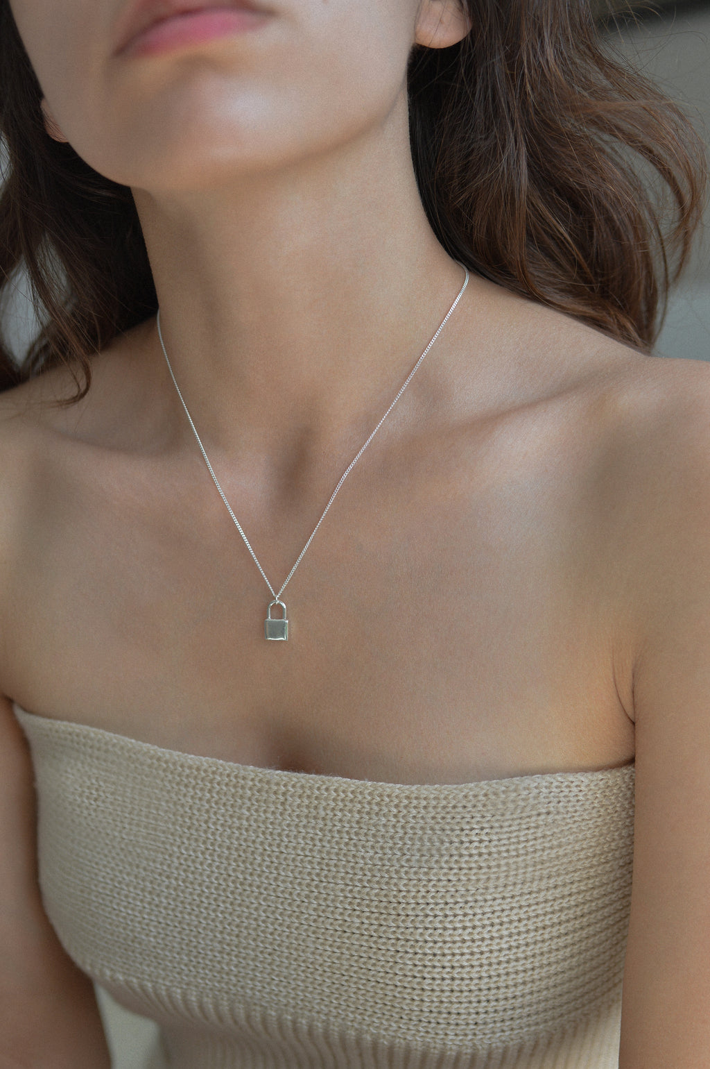 Padlock Pendant Necklace