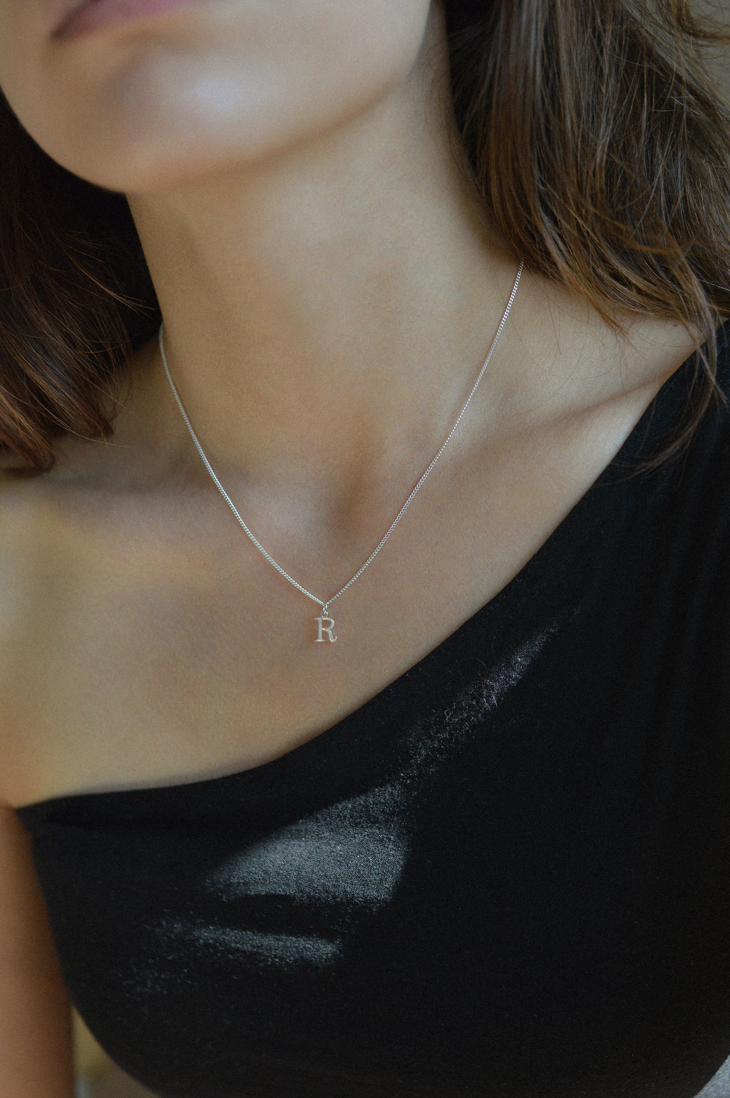 Letter Inital Charm Necklace