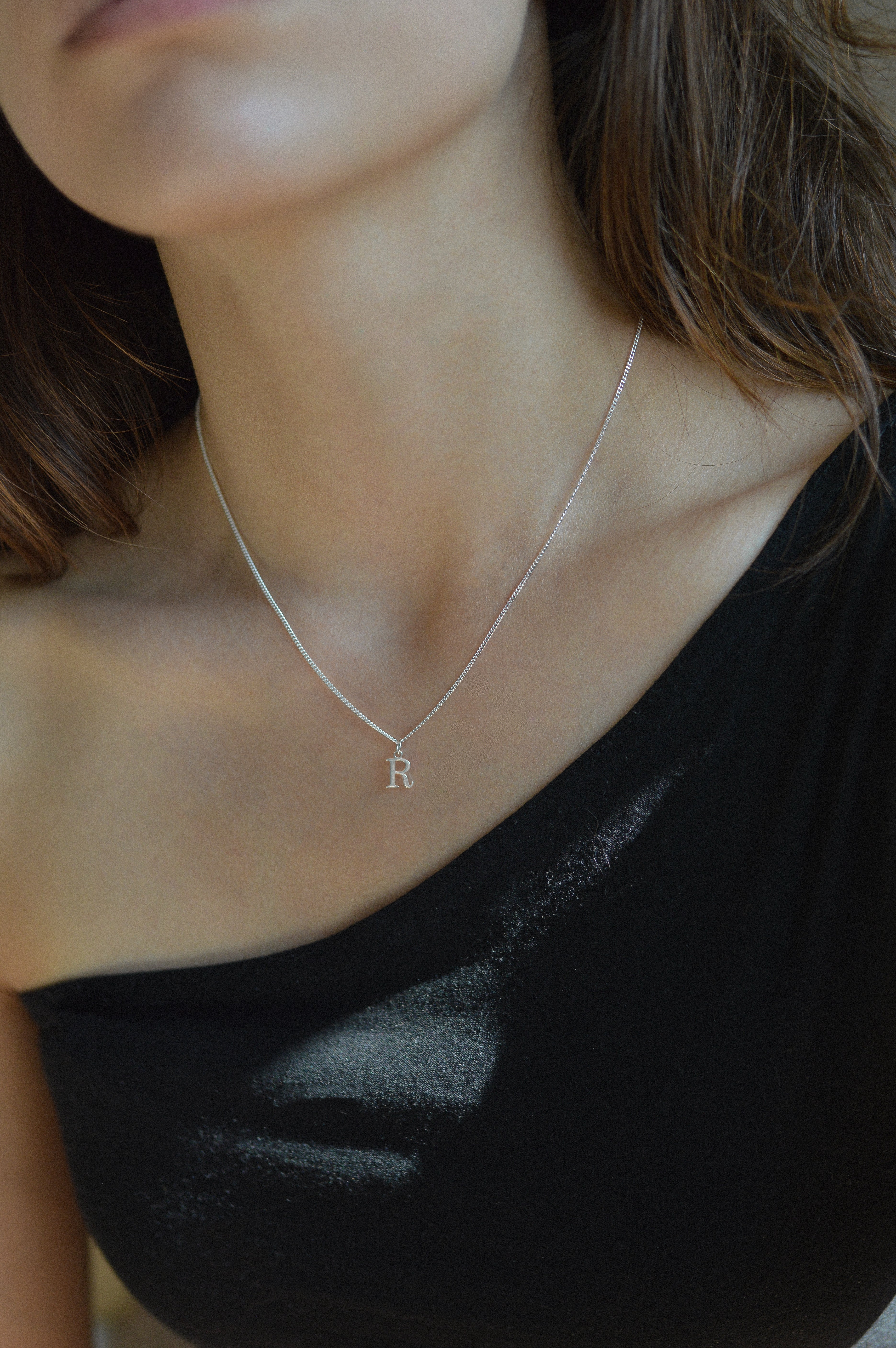 Letter Inital Charm Necklace
