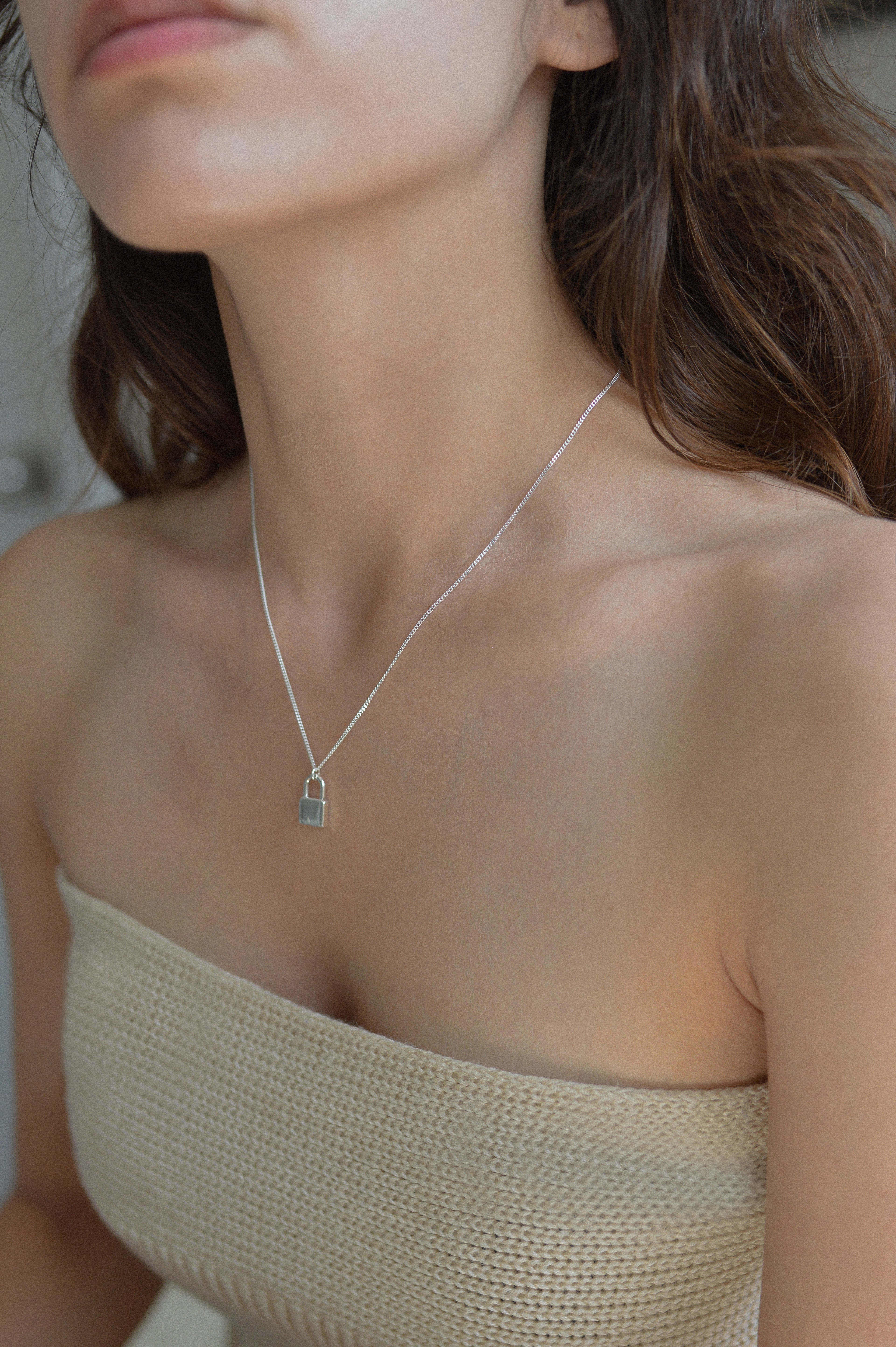 Padlock Pendant Necklace