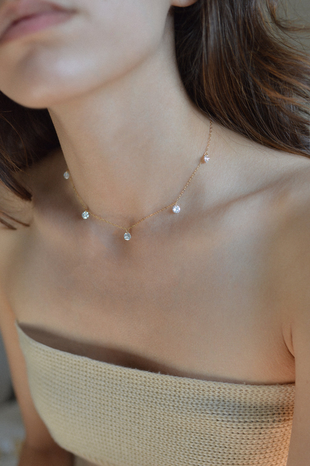 Crystal Drop Necklace