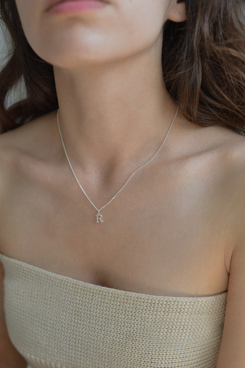 Letter Inital Charm Necklace