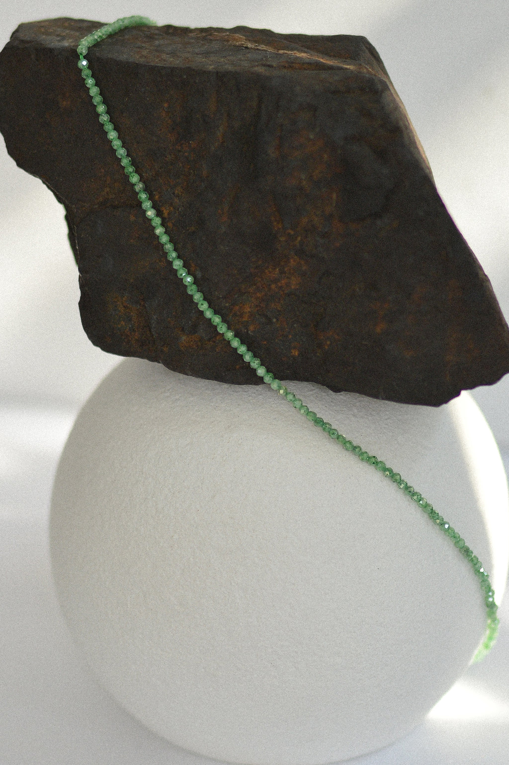 Green Aventurine Faceted Beaded Necklace