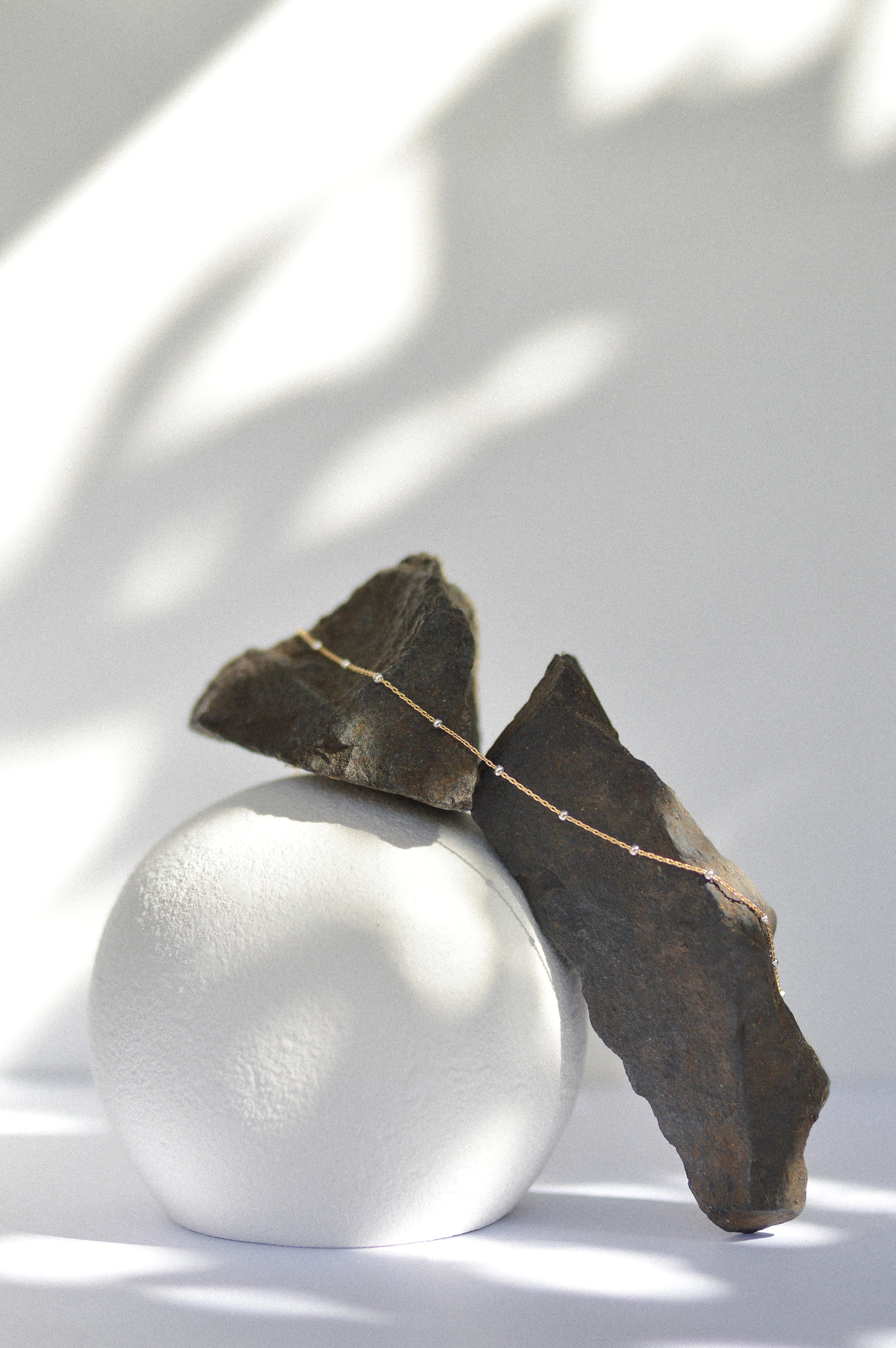 Mixed Metal Satellite Necklace