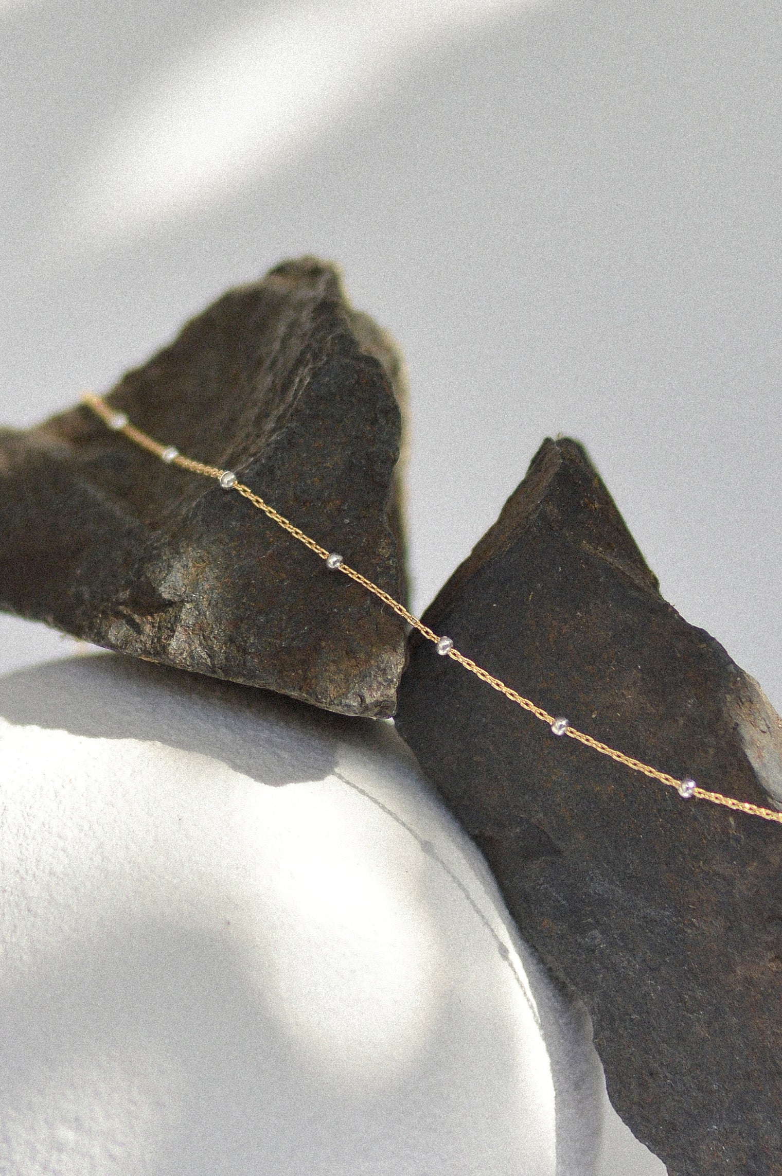 Mixed Metal Satellite Necklace