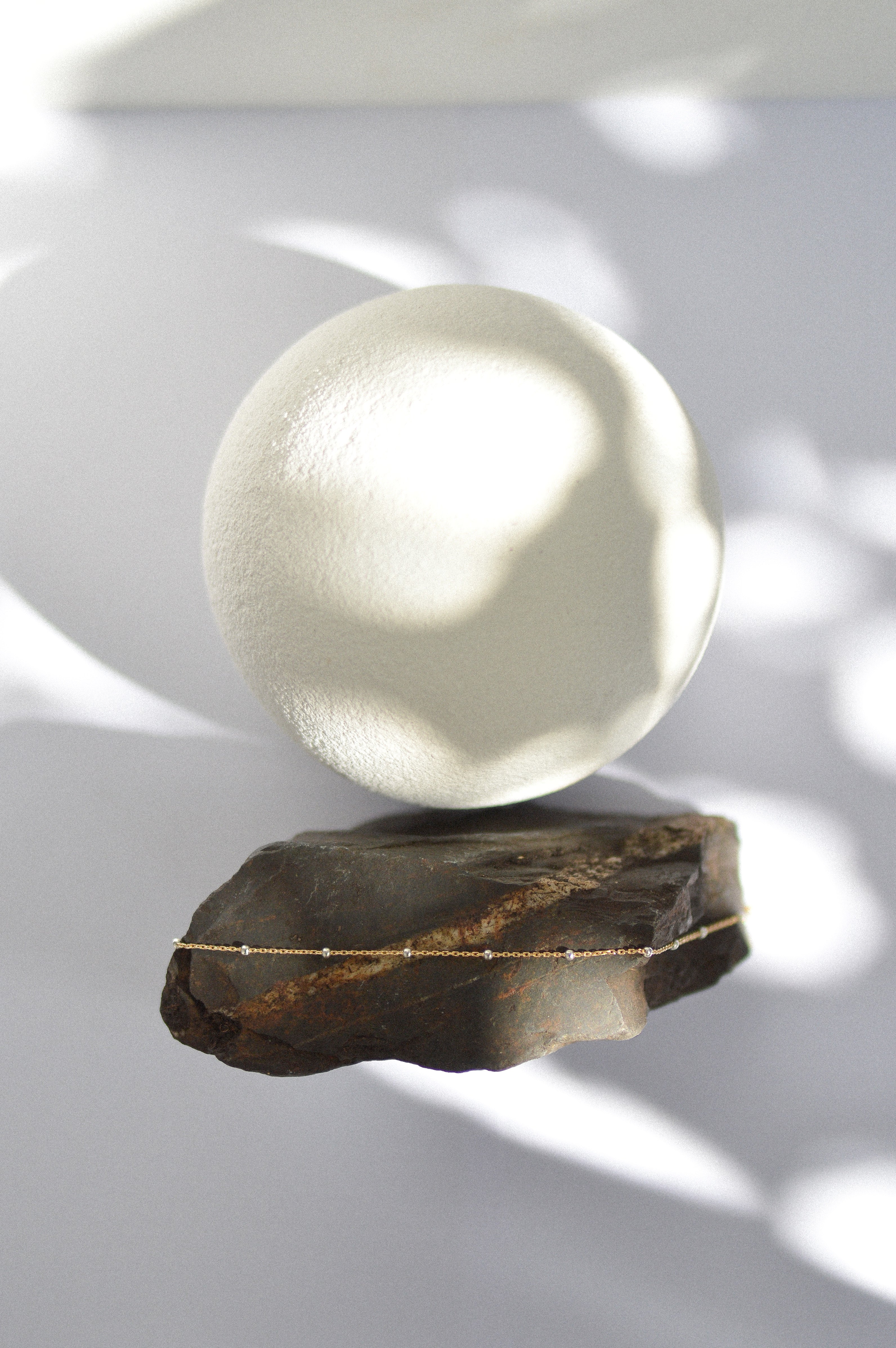 Mixed Metal Satellite Necklace
