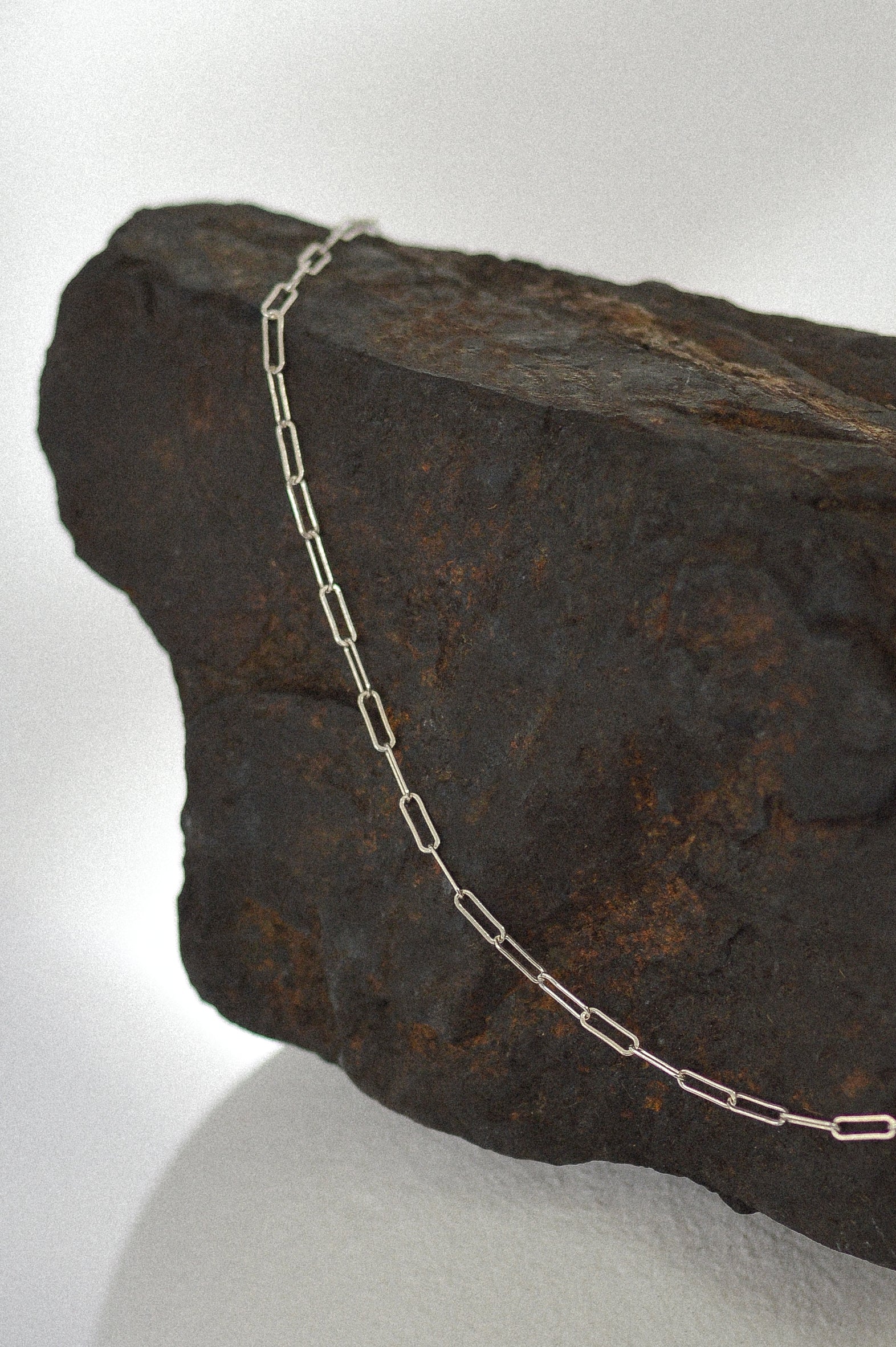 2mm Paperclip Chain Necklace