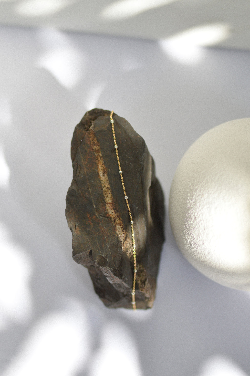 Mixed Metal Satellite Necklace