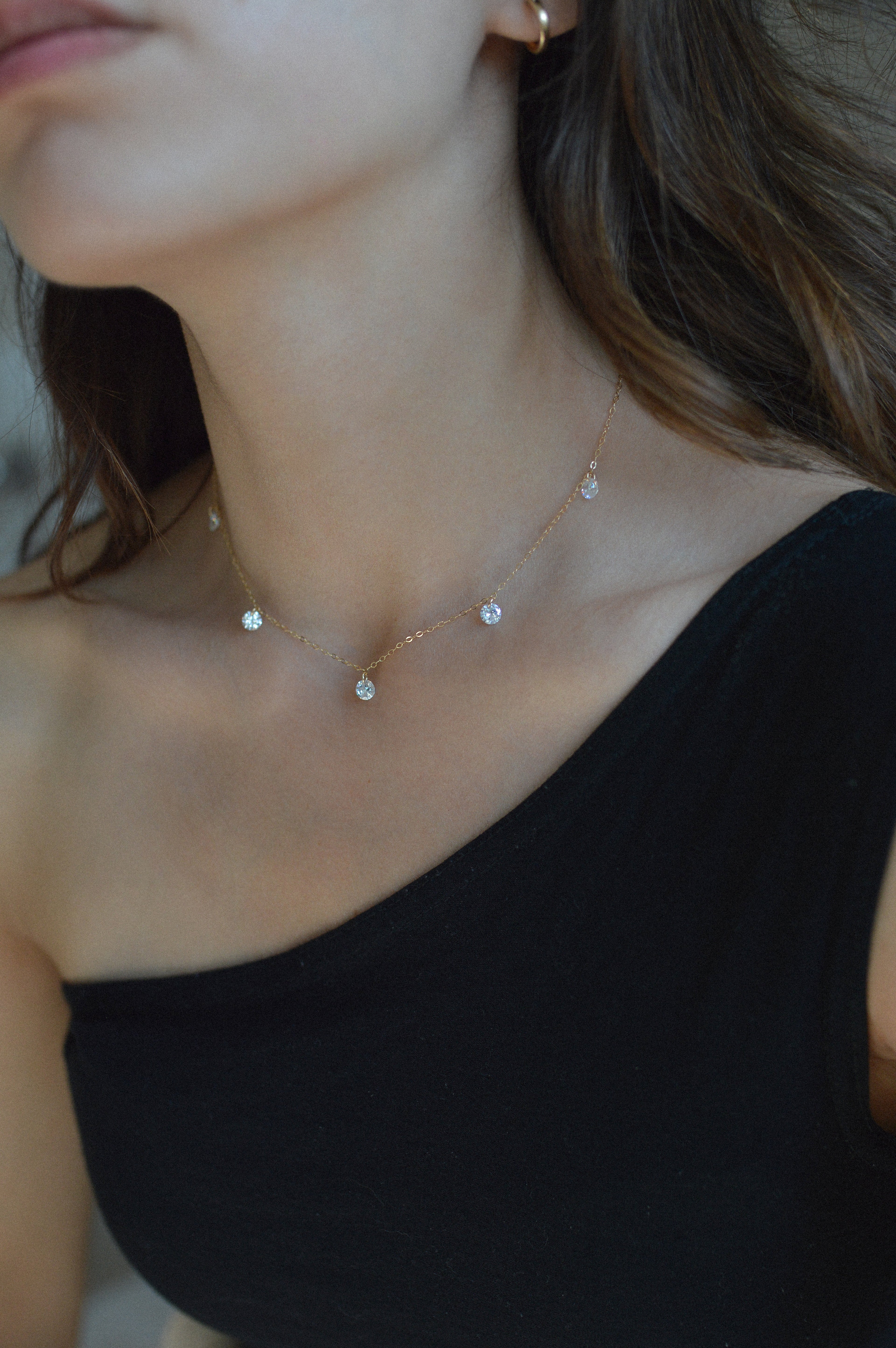 Crystal Drop Necklace